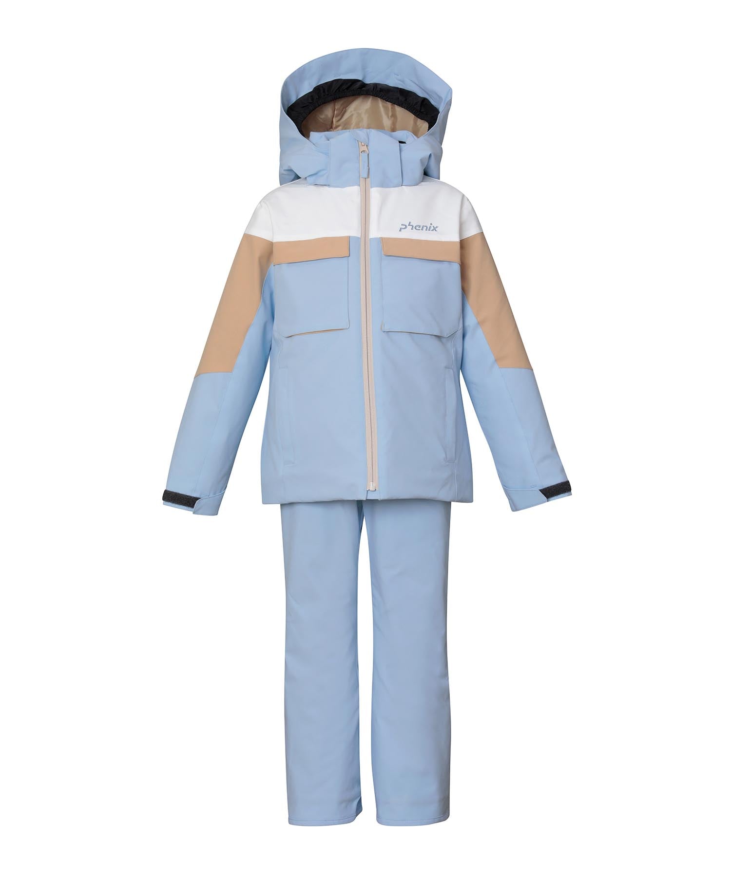 【KIDS/JUNIOR】子供用スキーウェア アウター上下セット ツーピース Orion Junior Two-piece / Jr / 最大20cmサイズ調整可能 /phenixスキーウェア23AW