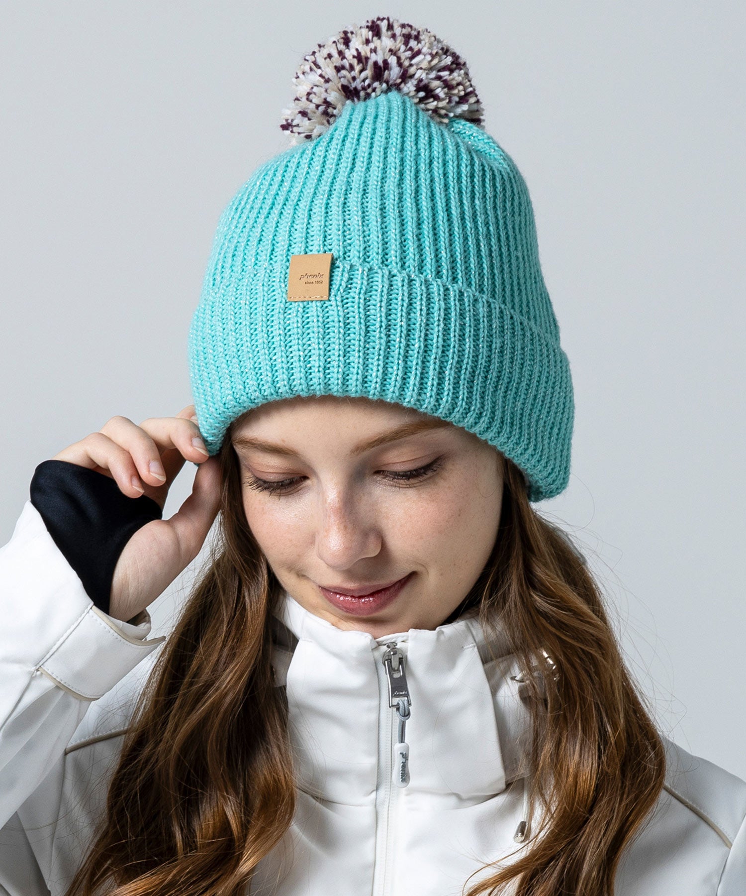 【WOMENS】 Mix Pompon Bright Watch Hat ミックスポンポンブライトニットハット /phenixスキーウェア 25AW
