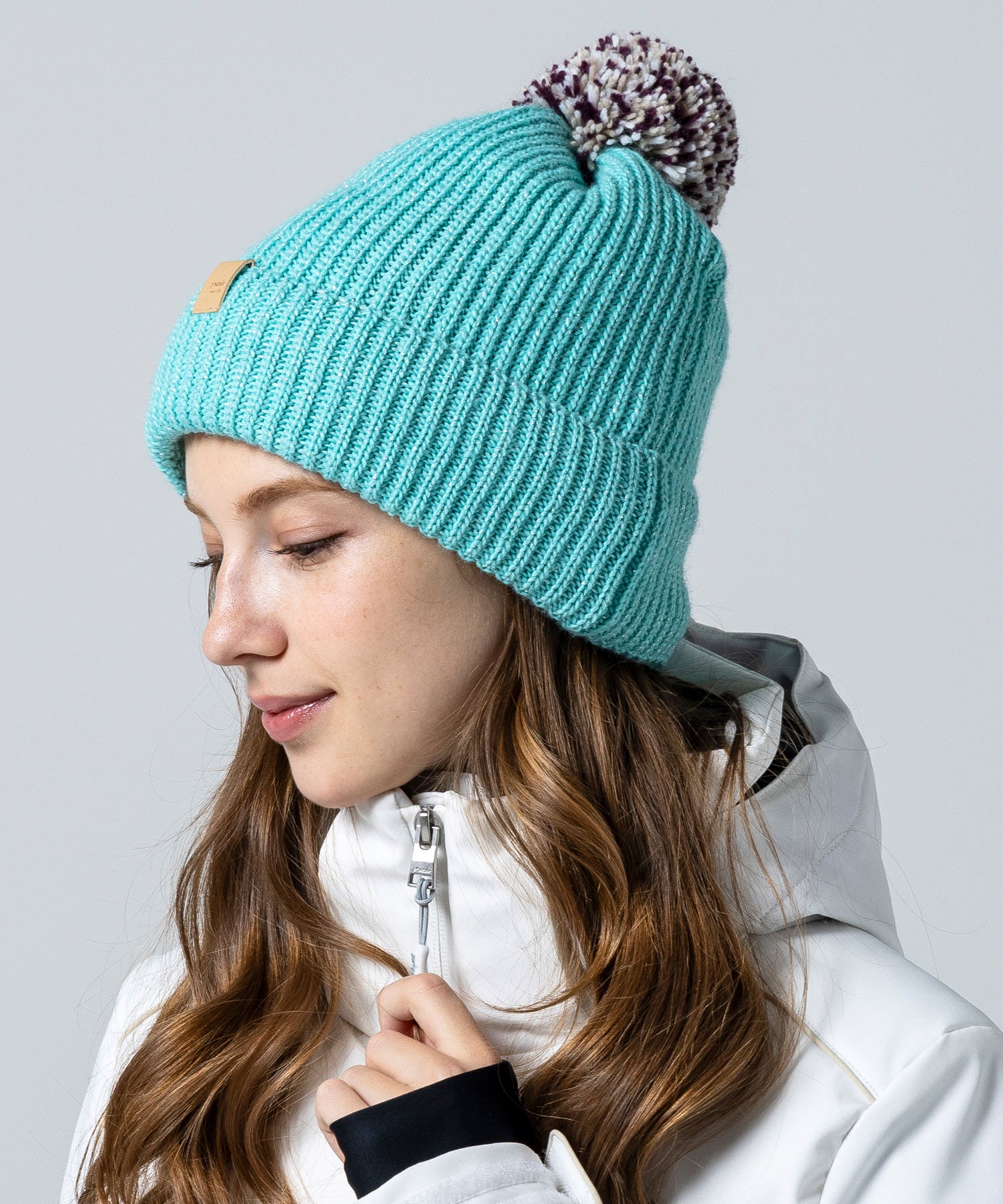 【WOMENS】 Mix Pompon Bright Watch Hat ミックスポンポンブライトニットハット /phenixスキーウェア 25AW