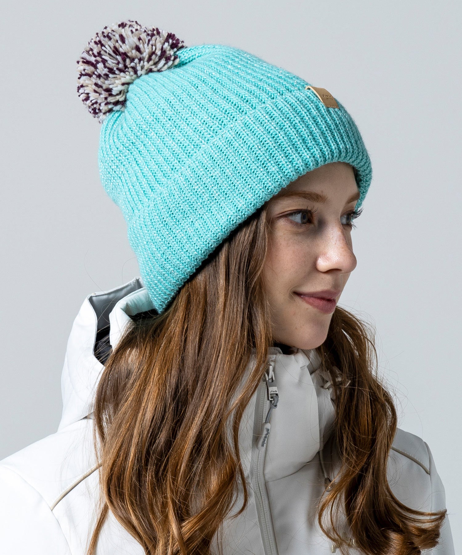 【WOMENS】 Mix Pompon Bright Watch Hat ミックスポンポンブライトニットハット /phenixスキーウェア 25AW