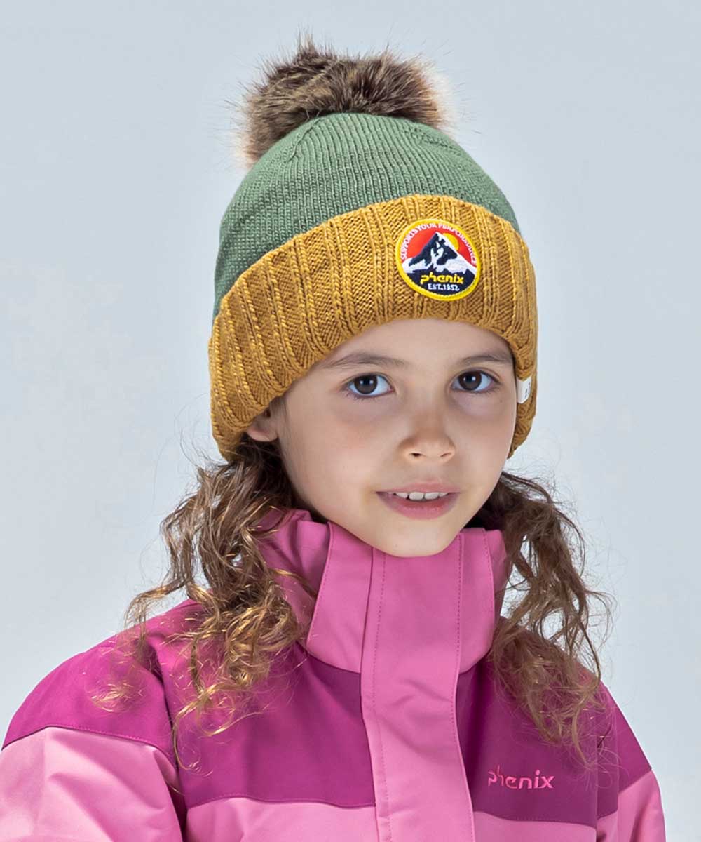 【KIDS/JUNIOR】子供用スキーウェア ニットキャップ Snow Light Junior Knit Hat / Jr ACC /phenixスキーウェア 23AW