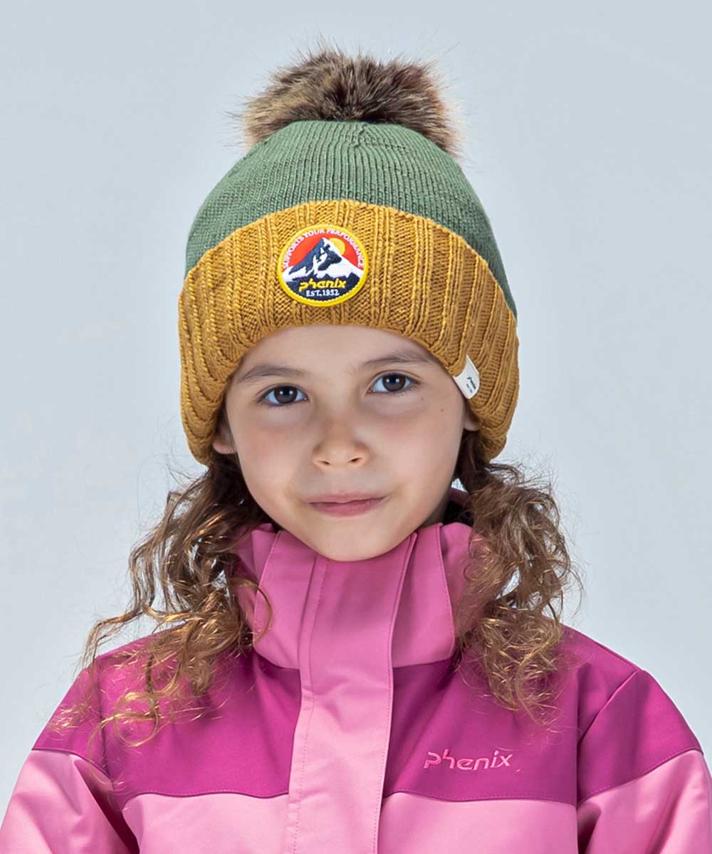 【KIDS/JUNIOR】子供用スキーウェア ニットキャップ Snow Light Junior Knit Hat / Jr ACC /phenixスキーウェア 23AW