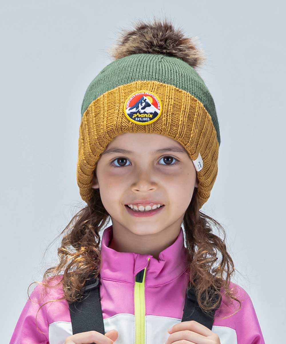 【KIDS/JUNIOR】子供用スキーウェア ニットキャップ Snow Light Junior Knit Hat / Jr ACC /phenixスキーウェア23AW新作