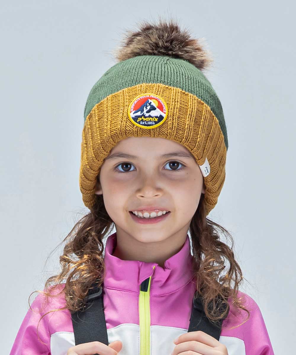 【KIDS/JUNIOR】子供用スキーウェア ニットキャップ Snow Light Junior Knit Hat / Jr ACC /phenixスキーウェア 23AW