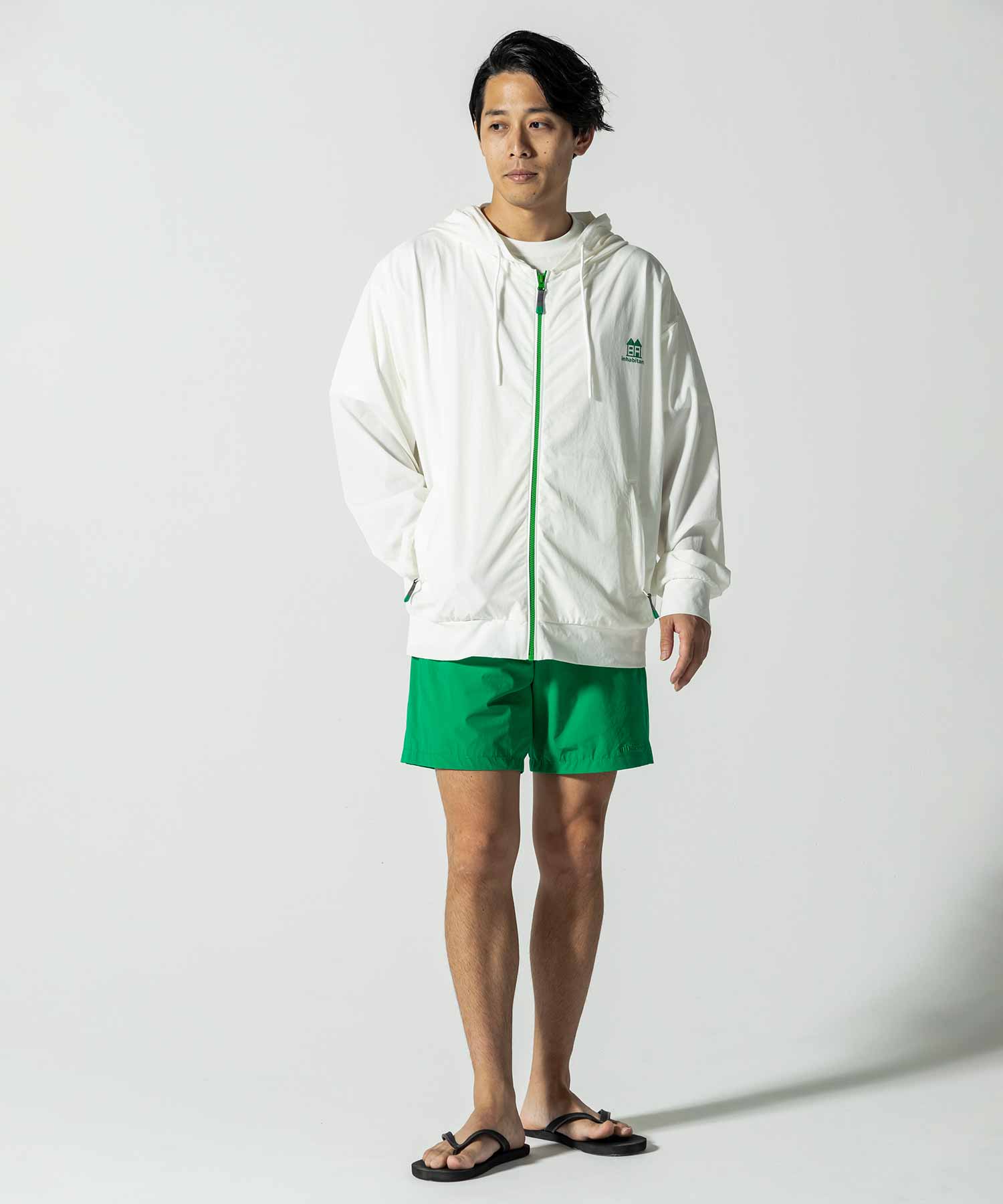 【MENS】Board Short Pants シンプルショートパンツ カジュアルファッション サーフィン レジャー スケートボード inhabitant(インハビタント)