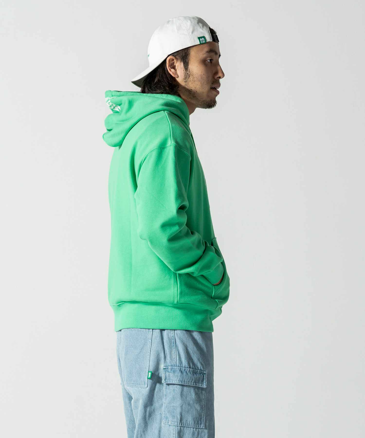 【MENS】Cotton Pile Pull Parka コットンパイルプルパーカ フーディ スウェット カジュアルファッション サーフィン レジャー スケートボード /inhabitant(インハビタント)