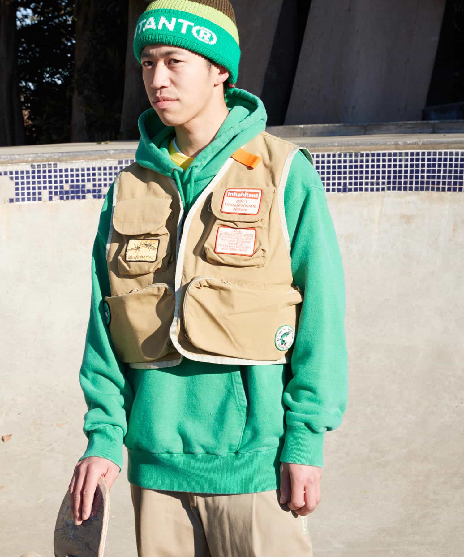 【MENS】コットンロゴフーディ VILLAGERS LOGO HOODIE