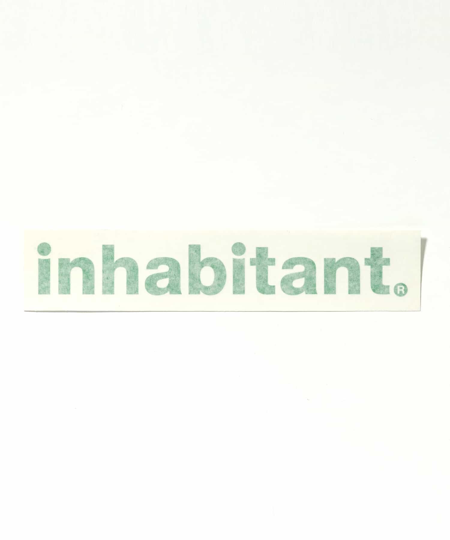 MENS】ステッカー Inhabitant logo sticker | inhabitant(インハビタント)