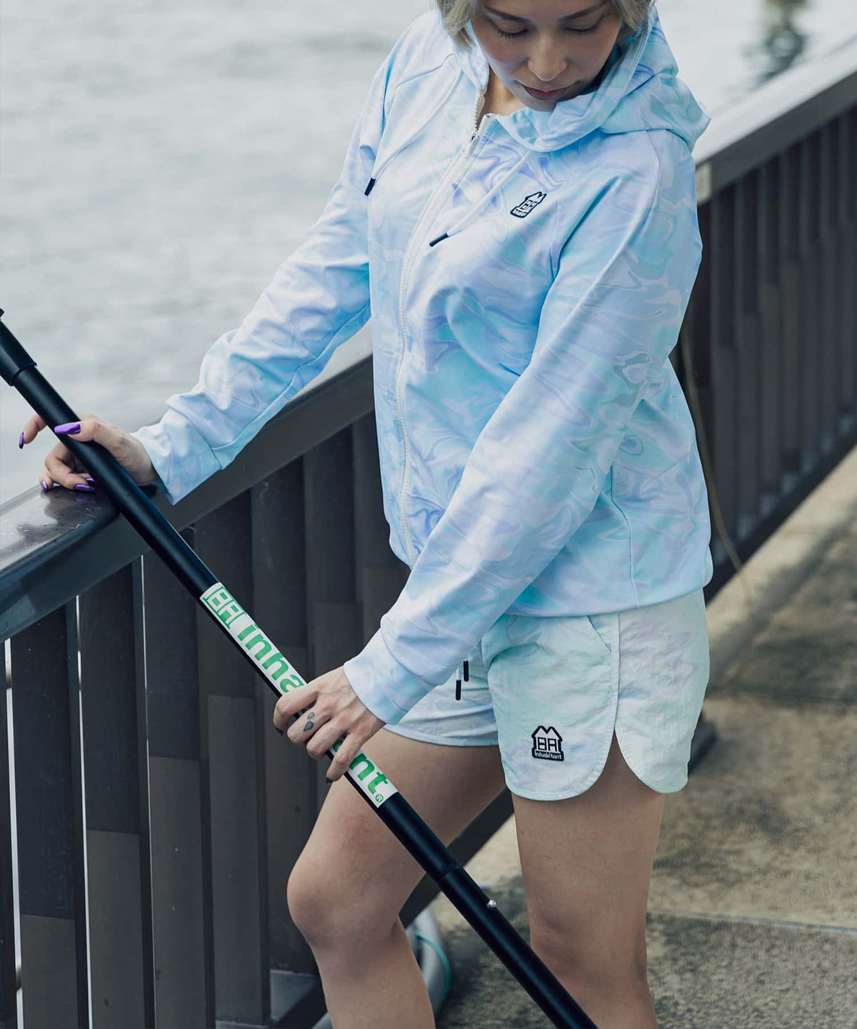 【WOMENS】ショートパンツ Boat Womans Dry Shorts /inhabitant(インハビタント)