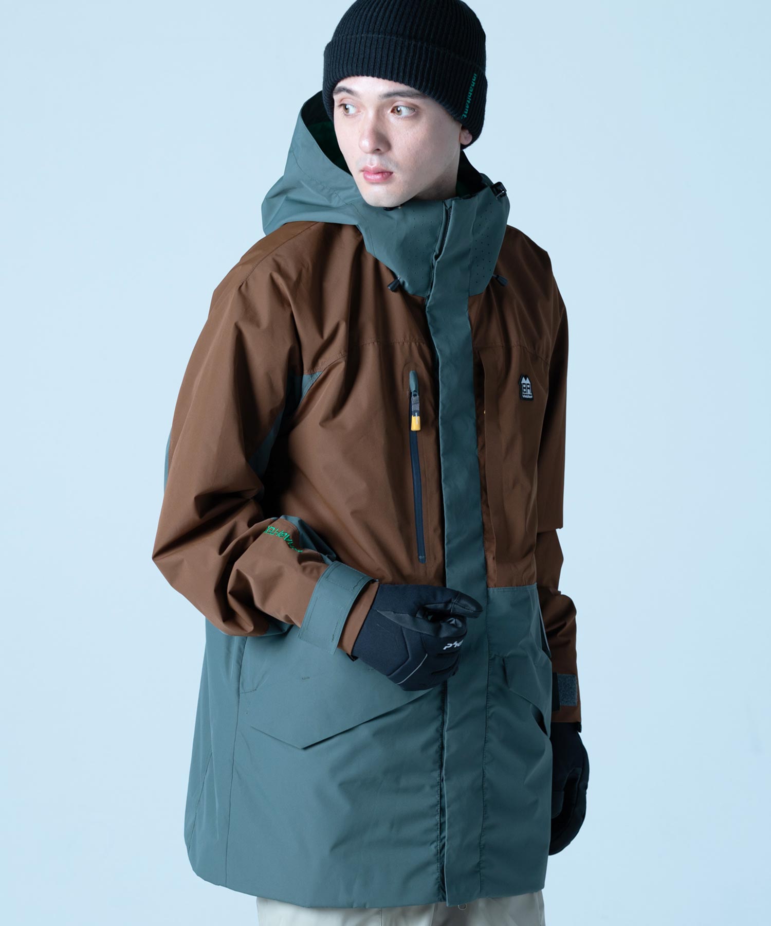 【MENS】フルジップジャケット INH FULL-ZIP JACKET / スノーボード・スキーウェア タウンウェア グリーン