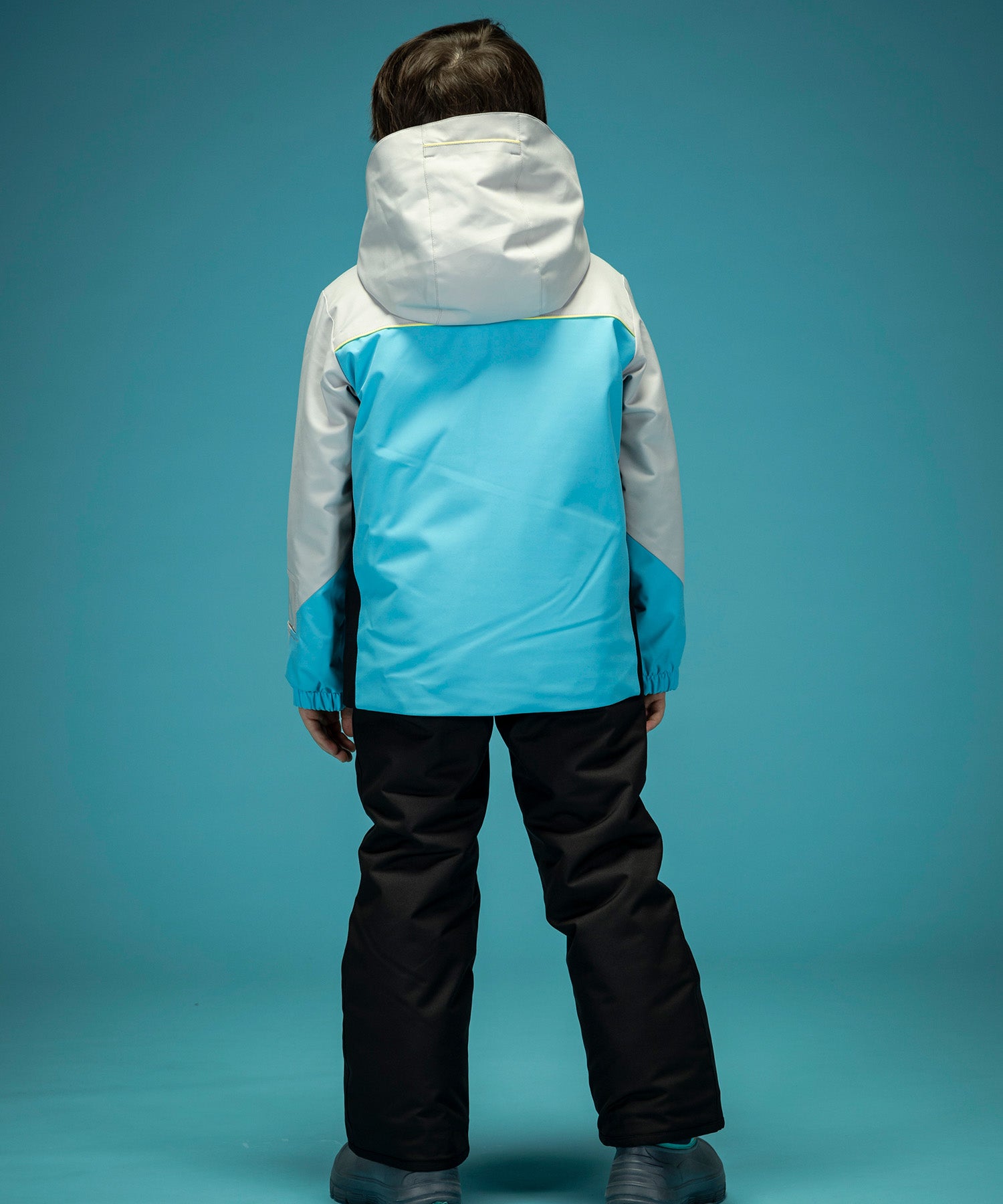 【KIDS/JUNIOR】Color Blocking Junior Two-piece ストレートラインスリーブスジュニアツーピース / JUNIOR / 子供用スキーウェア アウター上下セット / 最大20cmサイズ調整可能 /phenixスキーウェア 24AW