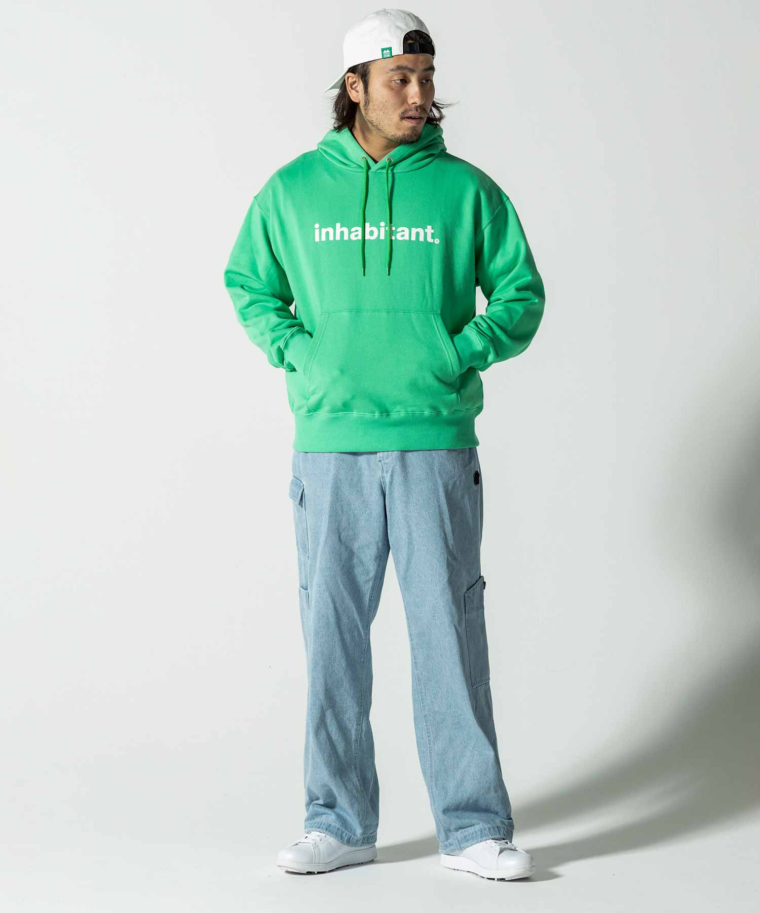 【MENS】Cotton Pile Pull Parka コットンパイルプルパーカ フーディ スウェット カジュアルファッション サーフィン レジャー スケートボード /inhabitant(インハビタント)
