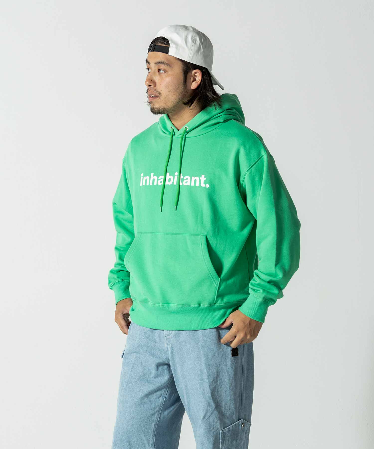 【MENS】Cotton Pile Pull Parka コットンパイルプルパーカ フーディ スウェット カジュアルファッション サーフィン レジャー スケートボード /inhabitant(インハビタント)