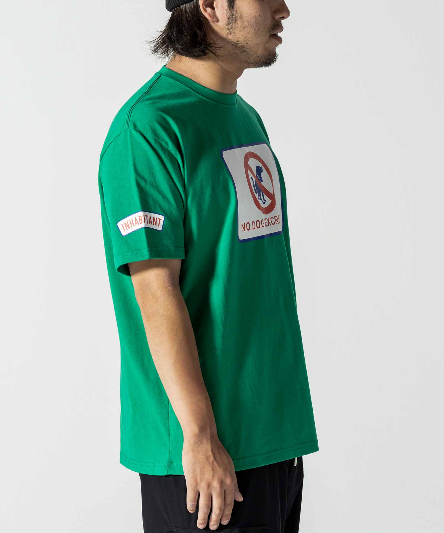 【MENS】Dog T-shirts リバイバルプリントTシャツ ドッグプリント カジュアルファッション サーフィン レジャー スケートボード inhabitant(インハビタント)