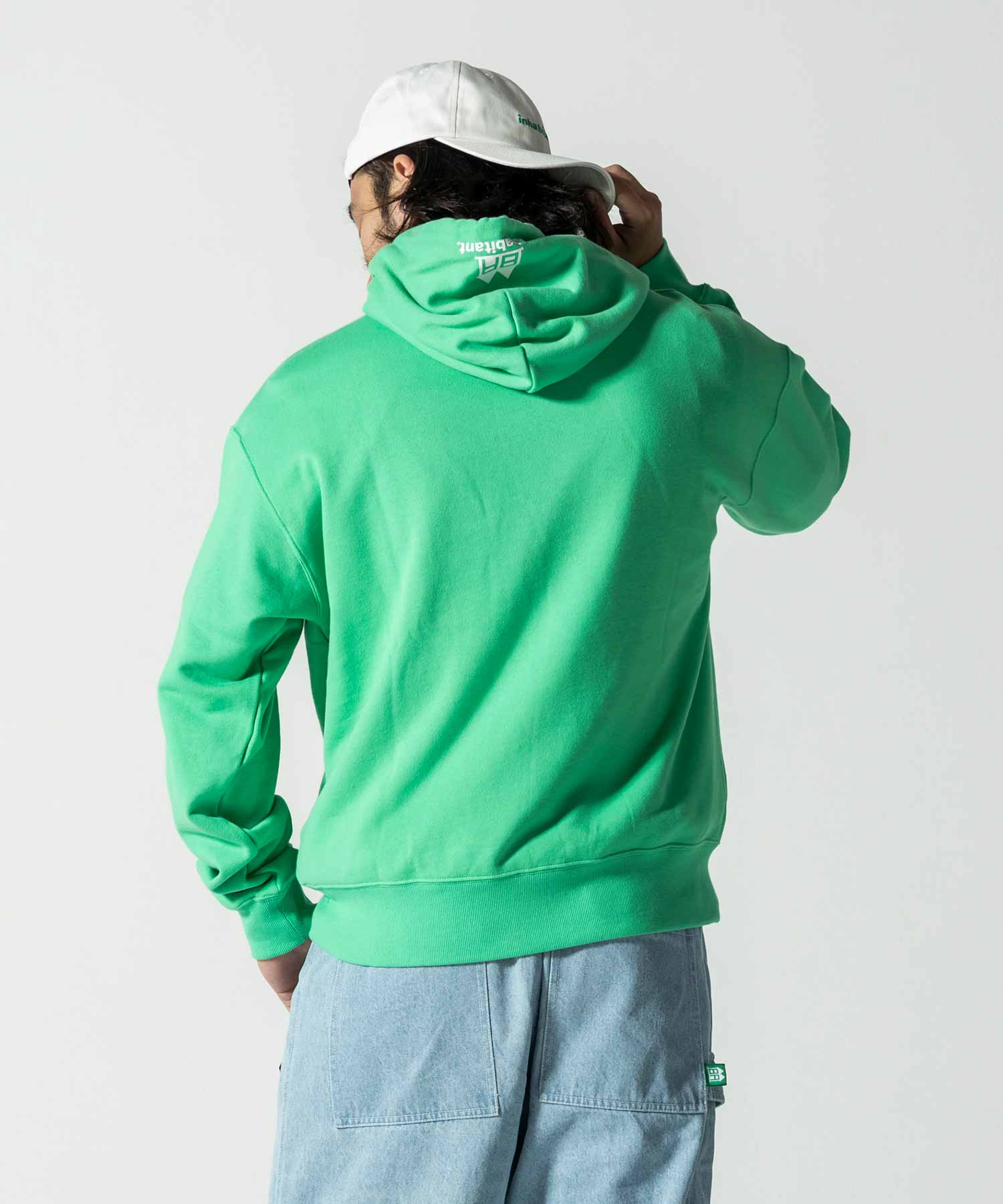 【MENS】Cotton Pile Pull Parka コットンパイルプルパーカ フーディ スウェット カジュアルファッション サーフィン レジャー スケートボード /inhabitant(インハビタント)