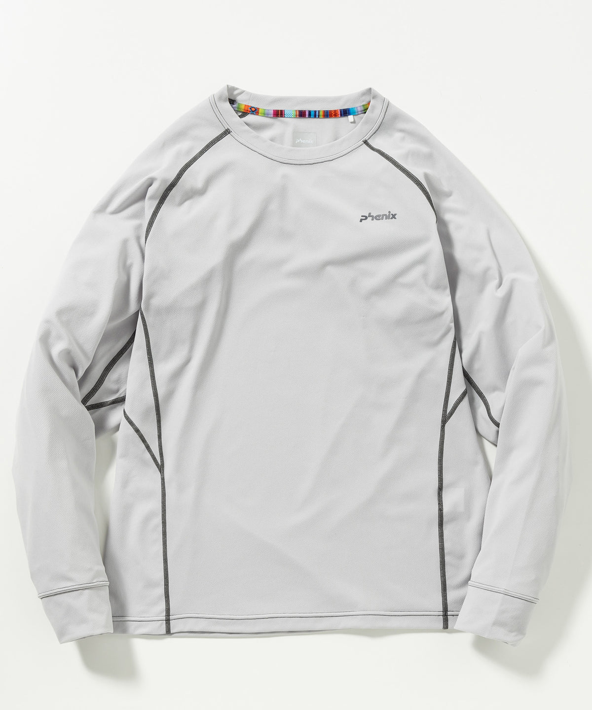 【MENS】CREW NECK LONG SLEEVE T-SHIRTS クルーネック長袖Tシャツ / 速乾 ストレッチ 快適 抗菌 防臭 /phenix outdoor(フェニックスアウトドア)