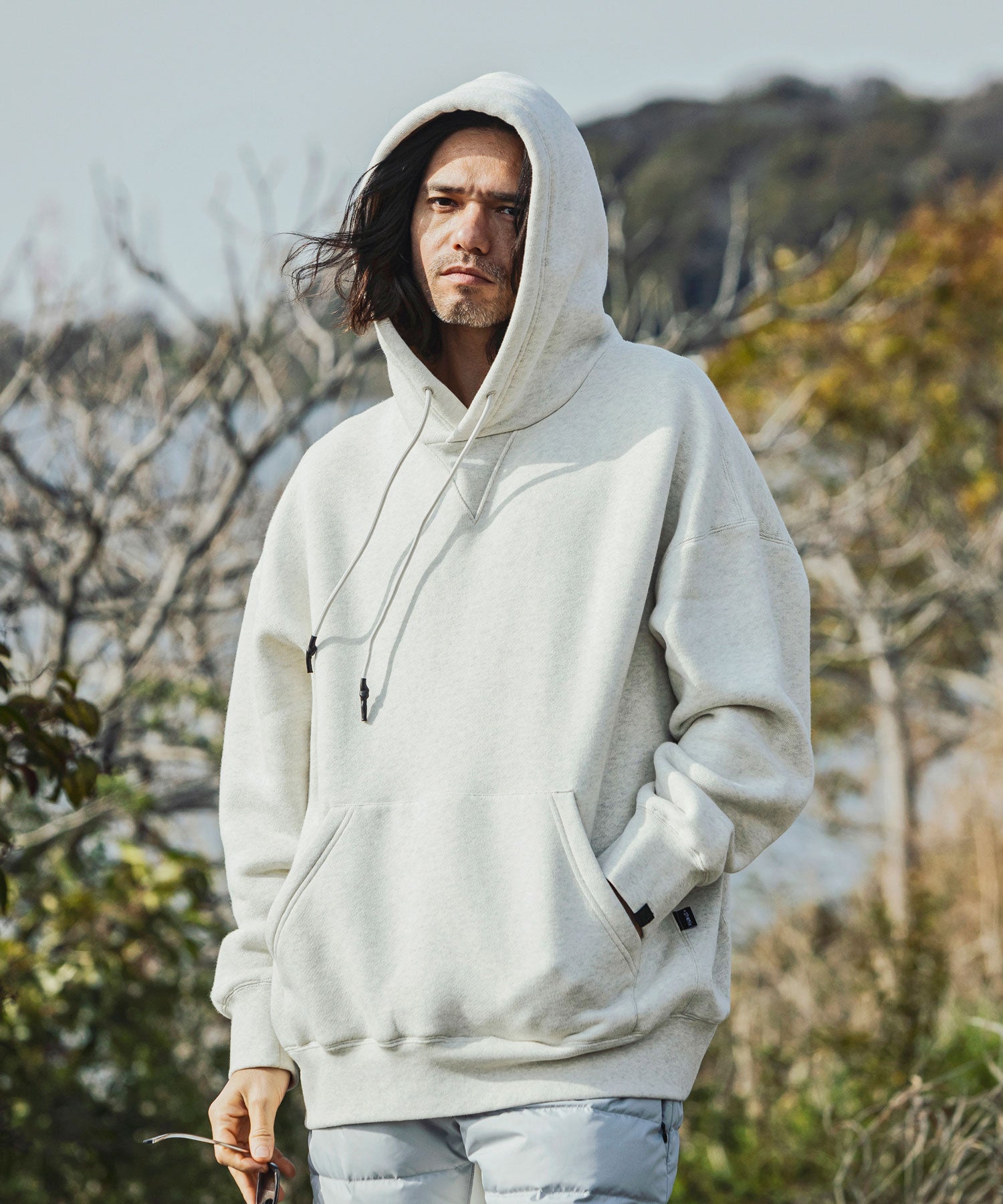 【MENS】FUNCTIONAL HEAVY WEIGHT SWEAT HOODY ヘビーウェイト スウェット フーディー 蓄熱保温 +phenix(プラスフェニックス)