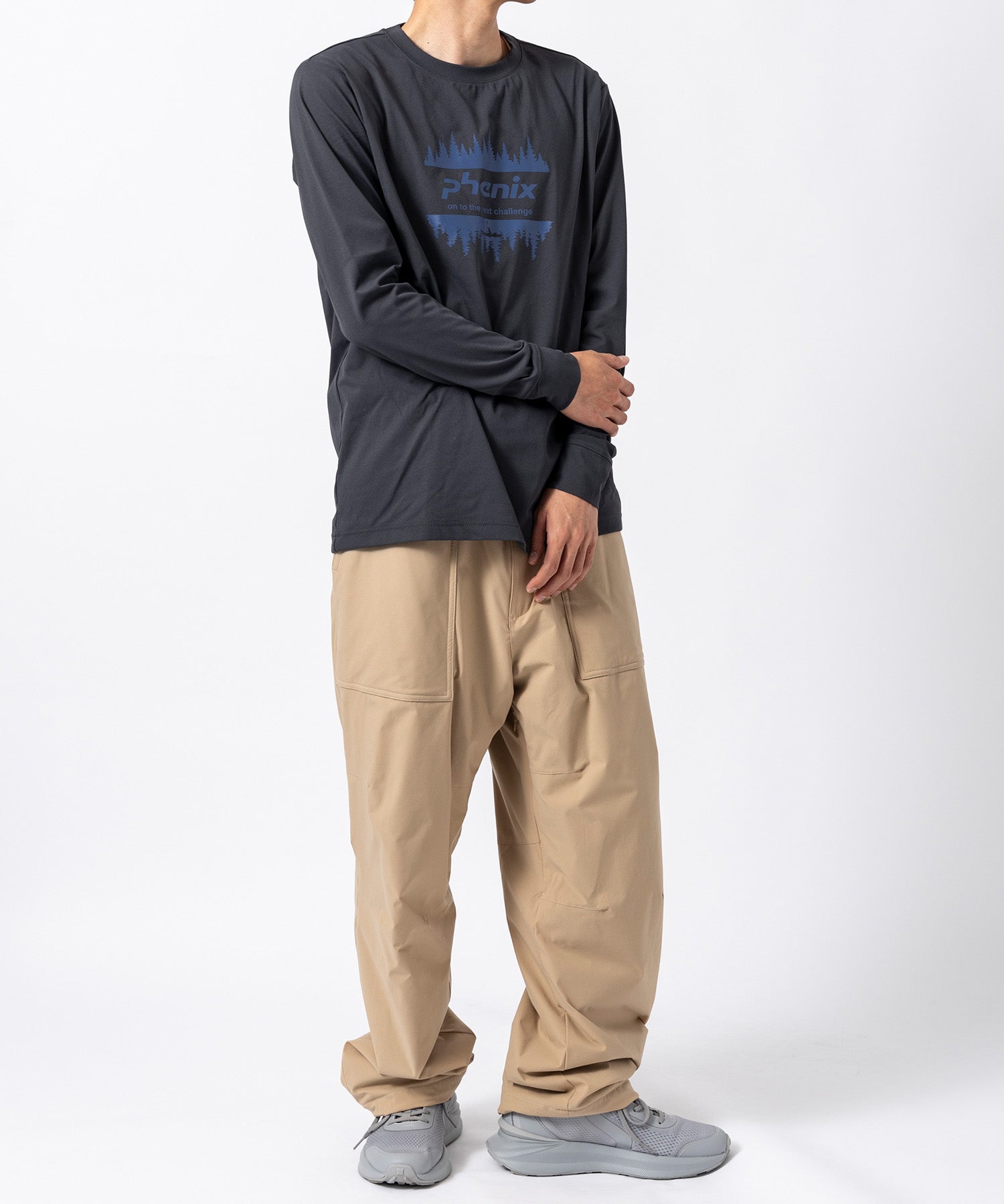 【MENS】PHENIX LONG SLEEVE T-SHIRT フェニックスロングスリーブTシャツ /phenix outdoor(フェニックスアウトドア)