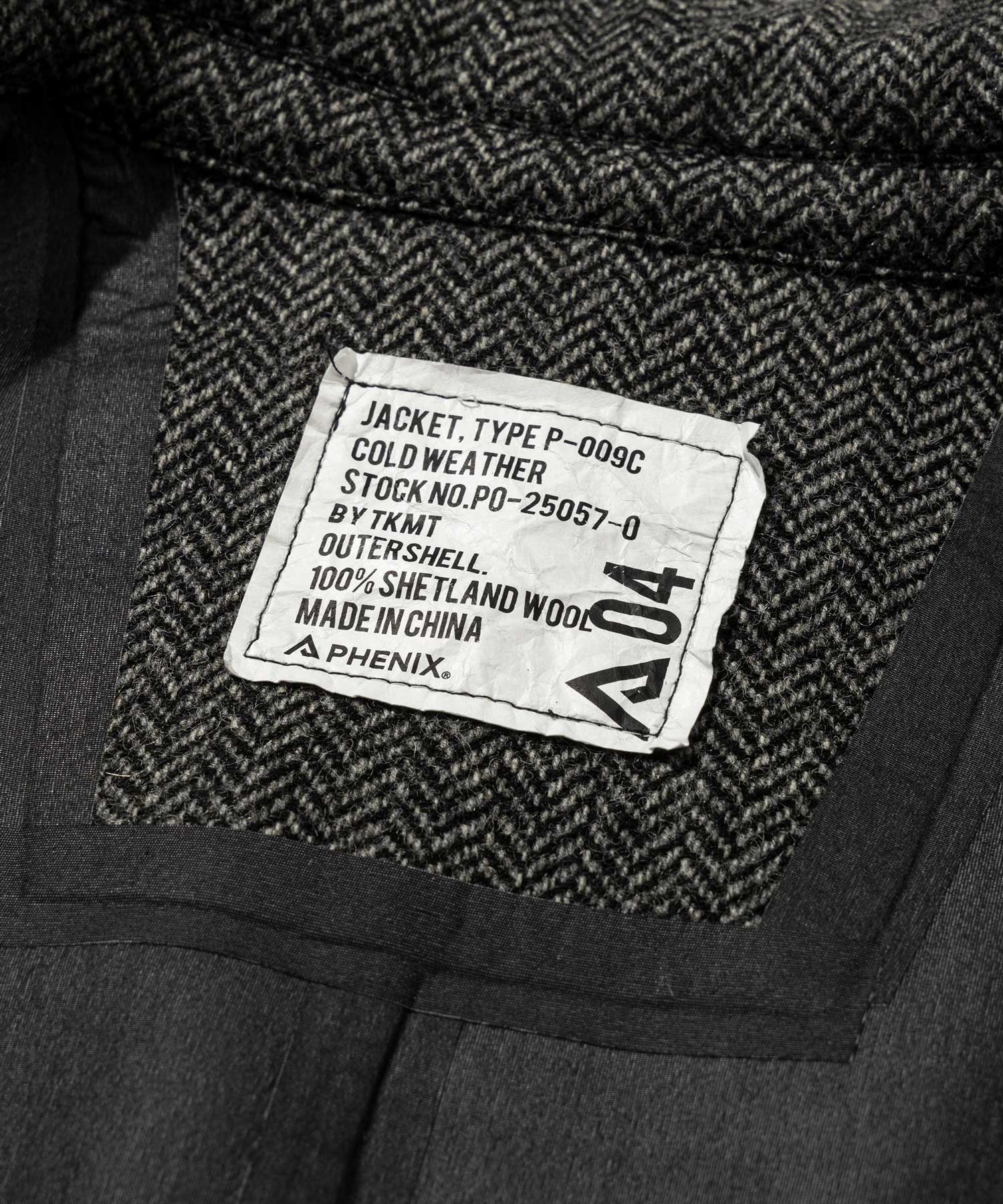 JACKET, TYPE P-009C
