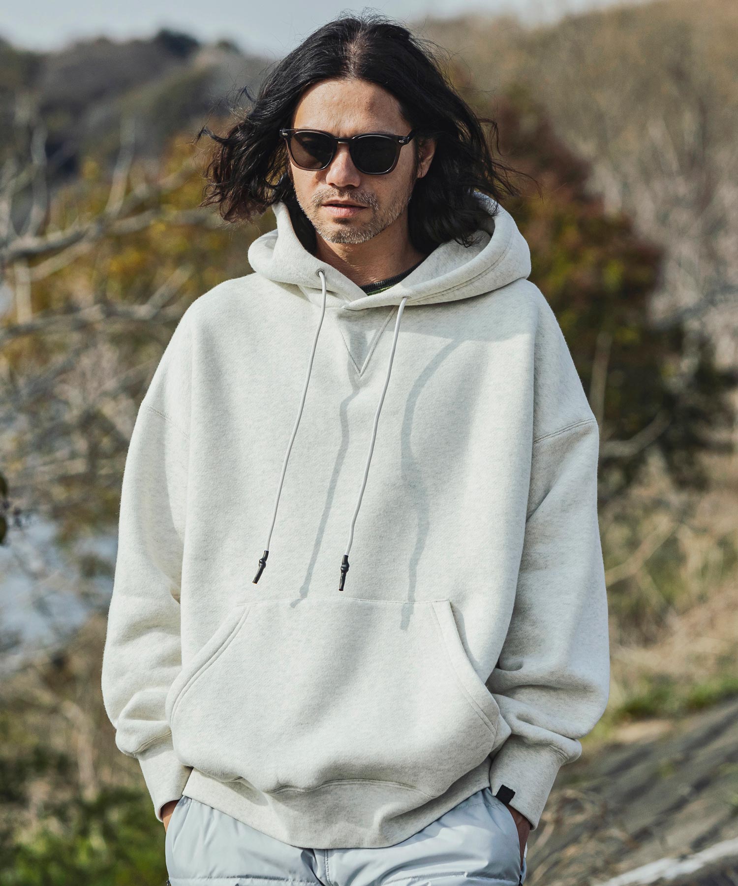 【MENS】FUNCTIONAL HEAVY WEIGHT SWEAT HOODY ヘビーウェイト スウェット フーディー 蓄熱保温 +phenix(プラスフェニックス)