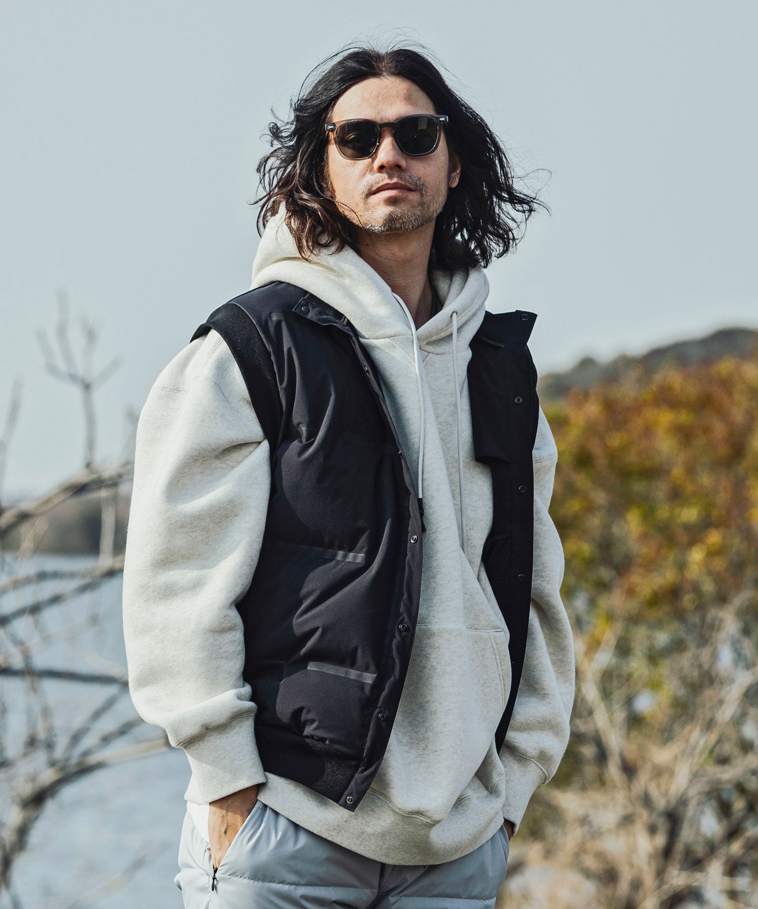 【MENS】FUNCTIONAL HEAVY WEIGHT SWEAT HOODY ヘビーウェイト スウェット フーディー 蓄熱保温 +phenix(プラスフェニックス)