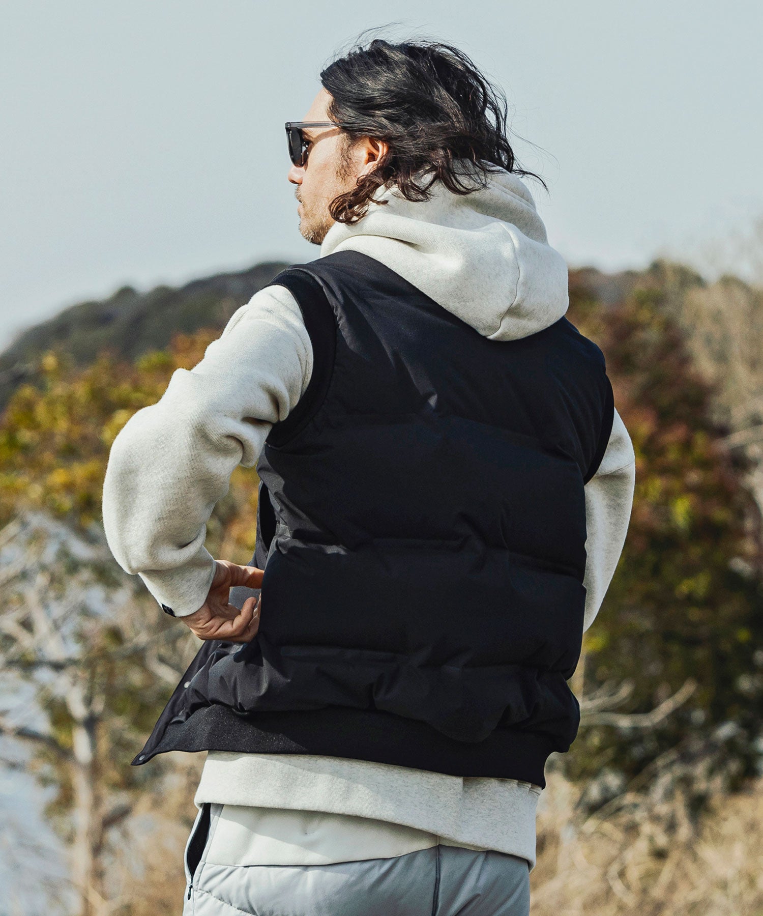 【MENS】FUNCTIONAL HEAVY WEIGHT SWEAT HOODY ヘビーウェイト スウェット フーディー 蓄熱保温 +phenix(プラスフェニックス)
