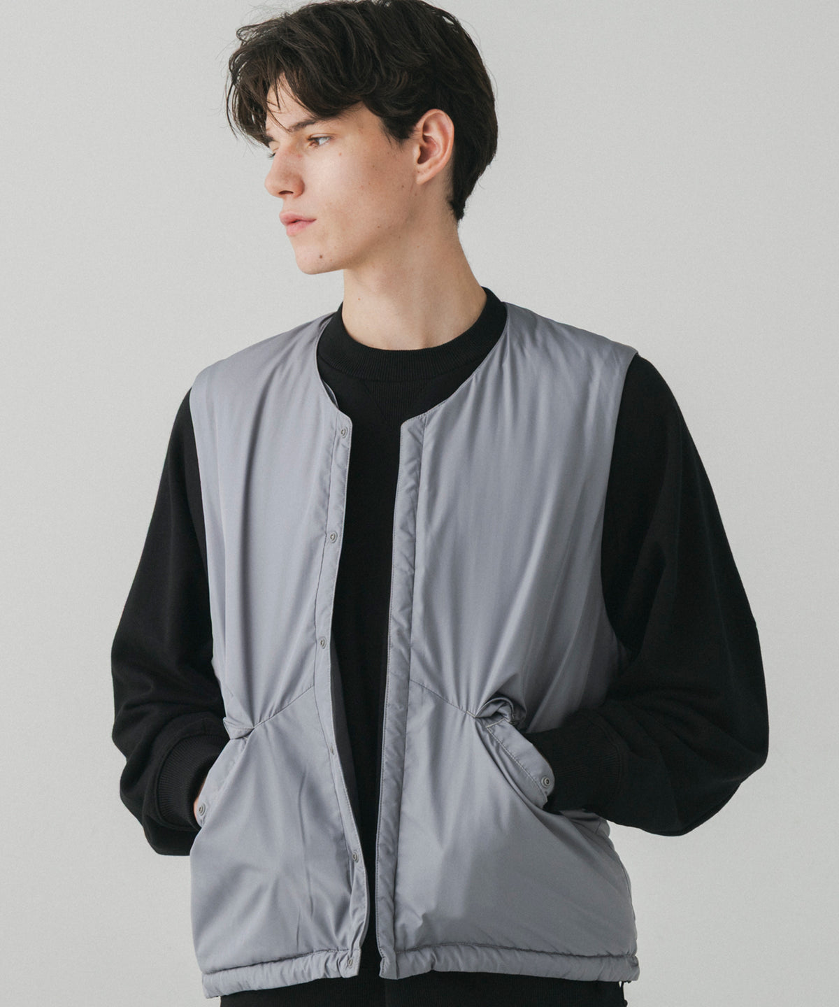 【9月下旬お届け予約商品】PADDED LINER VEST / 中綿入りライナーベスト
