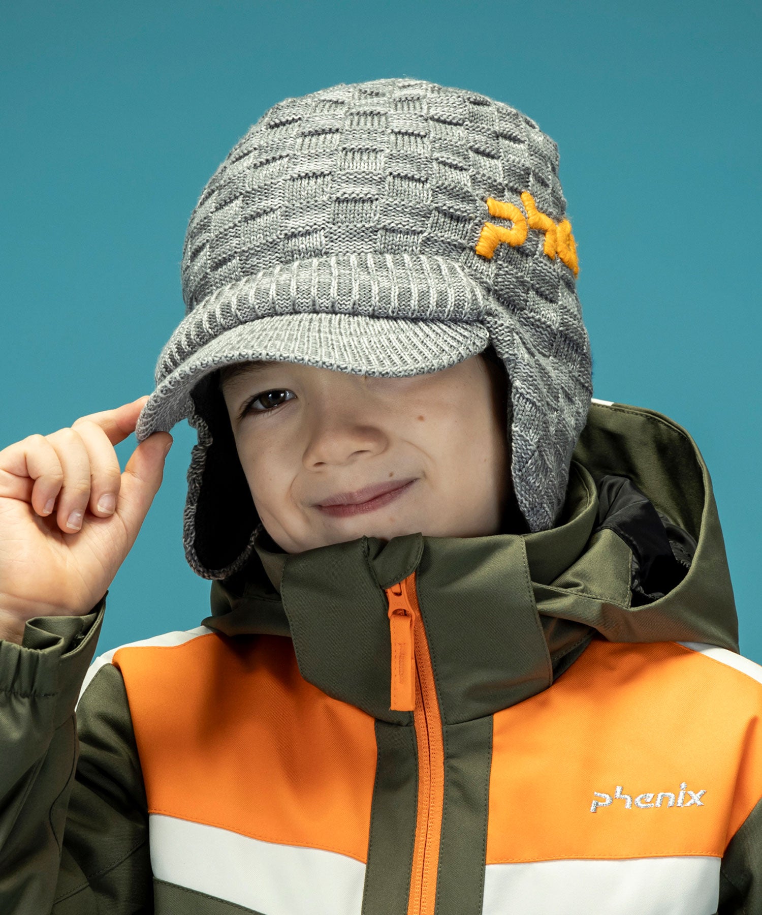 【KIDS/JUNIOR】Maskman Earflap Knit Hat マスクマンイヤーフラップニットハット / JUNIOR ACC / 子供用 ニットキャップ / phenixスキーウェア 24AW