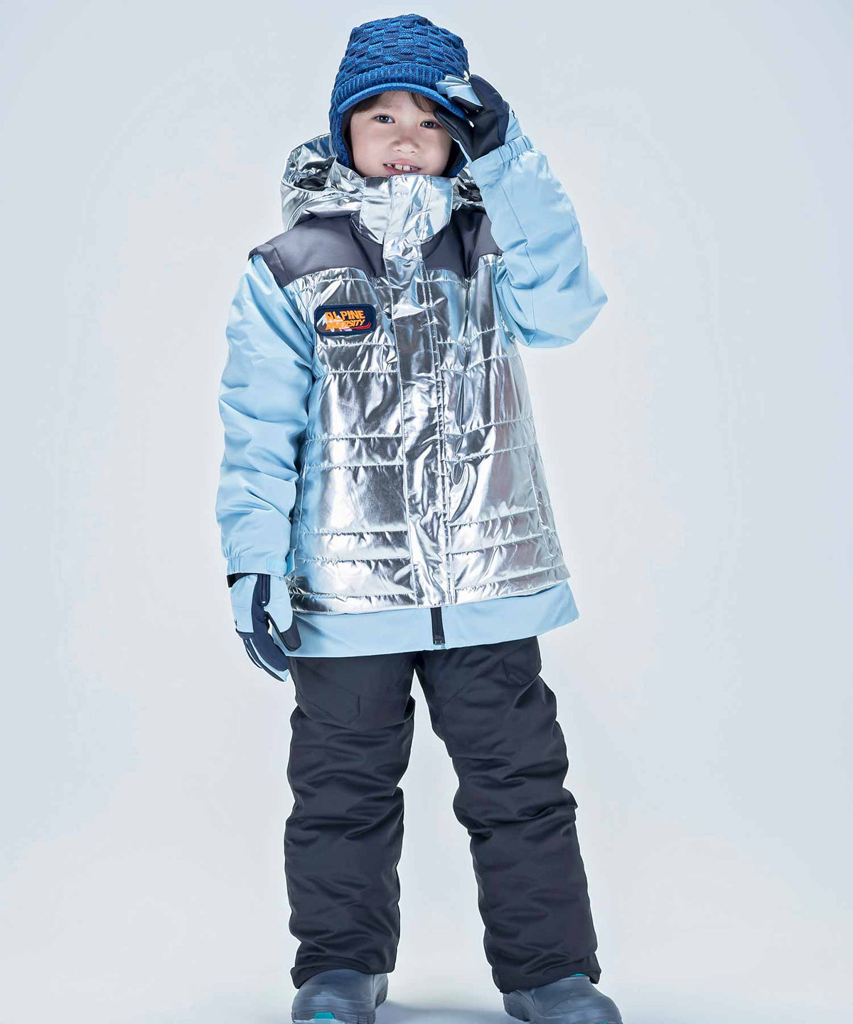 【KIDS/JUNIOR】子供用スキーウェア アウター上下セット ツーピース Lightning Junior Two-piece / Jr / 最大20cmサイズ調整可能 /phenixスキーウェア23AW