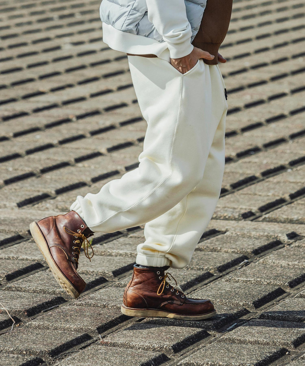 【MENS】FUNCTIONAL HEAVY WEIGHT SWEAT PANTS  ヘビーウェイト スウェットパンツ 蓄熱保温 +phenix(プラスフェニックス)