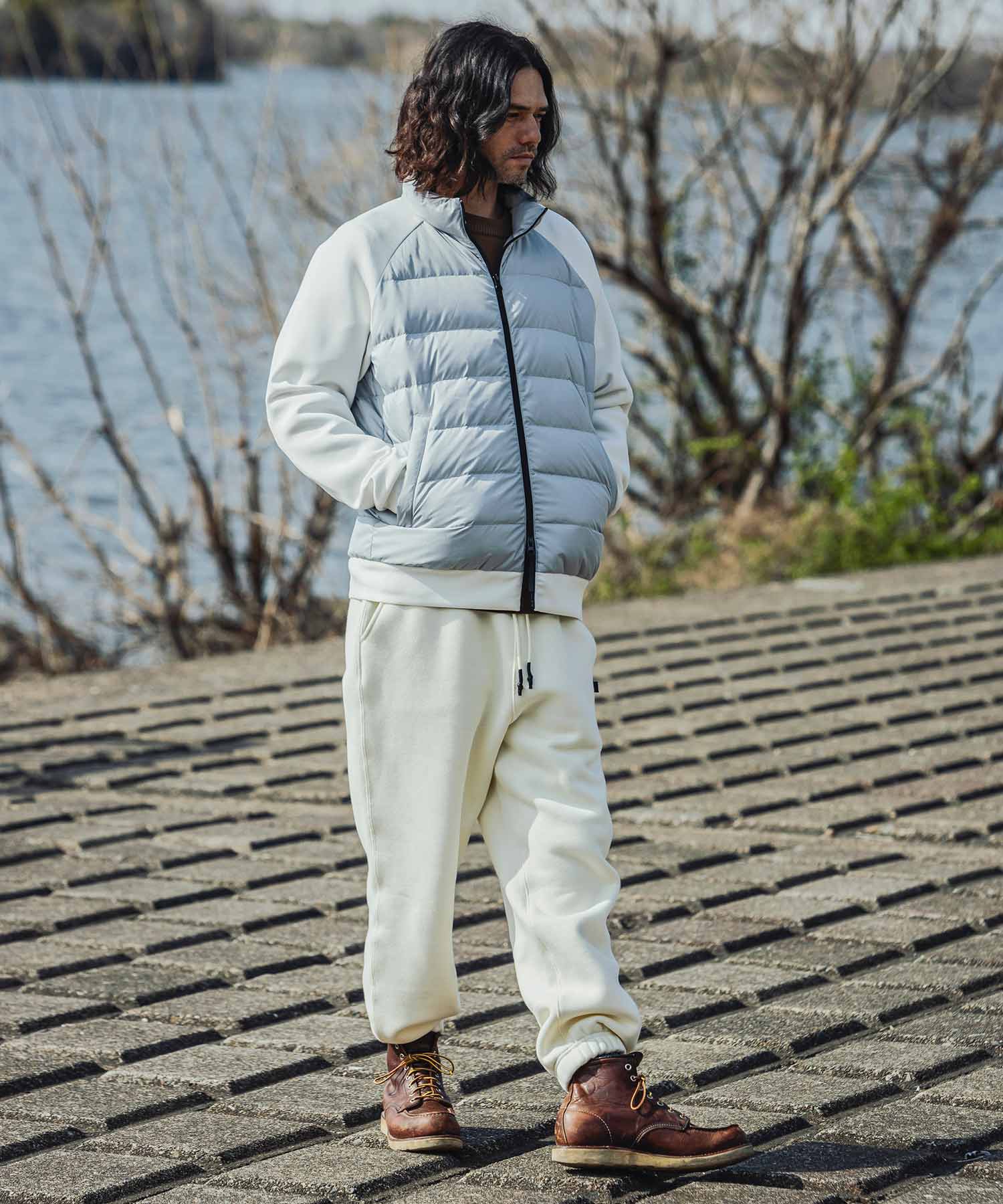 【MENS】FUNCTIONAL HEAVY WEIGHT SWEAT PANTS ヘビーウェイト スウェットパンツ 蓄熱保温 +phenix(プラスフェニックス)