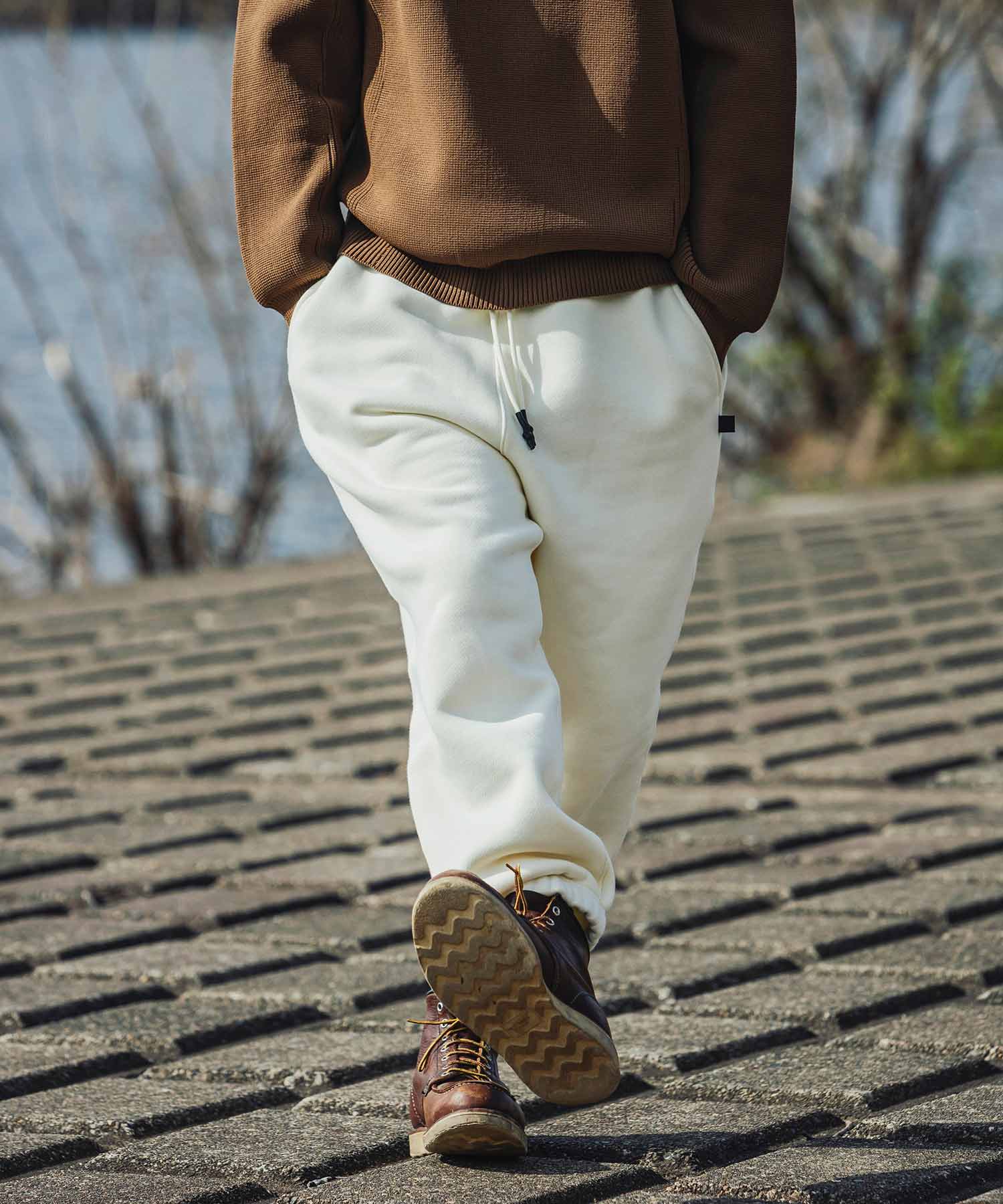 【MENS】FUNCTIONAL HEAVY WEIGHT SWEAT PANTS ヘビーウェイト スウェットパンツ 蓄熱保温 +phenix(プラスフェニックス)
