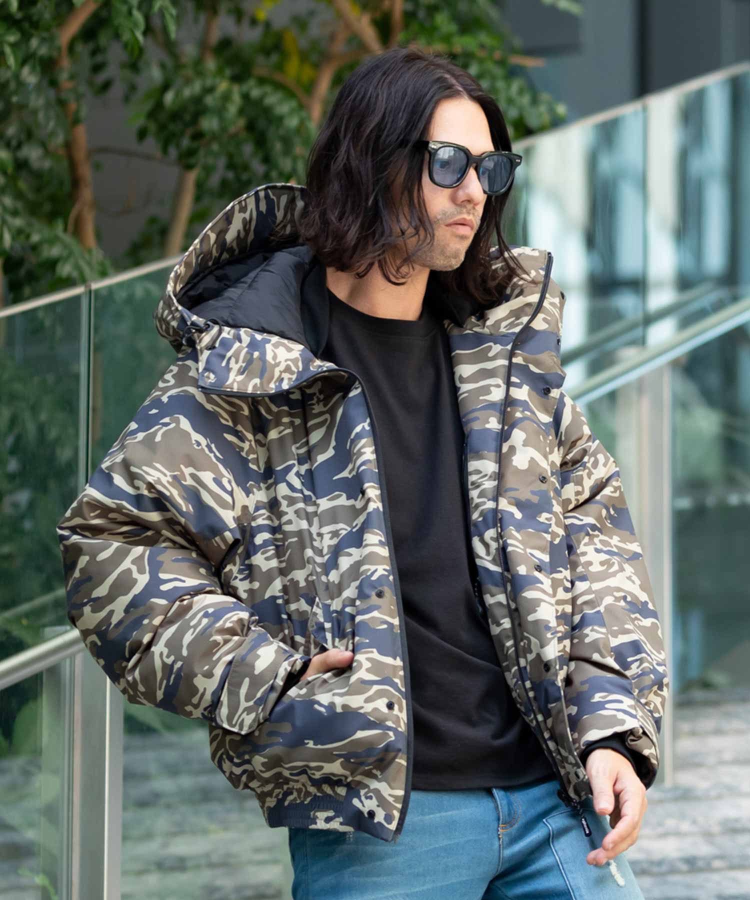 【MENS】ゴアテックスダウンジャケット GORE DOWN BOMBER JACKET / WINDSTOPPER(R) プロダクト by GORE TEX LABS ゴアテックスウェア テックウェア アーバンアウトドア 高機能ウェア +phenix(プラスフェニックス)