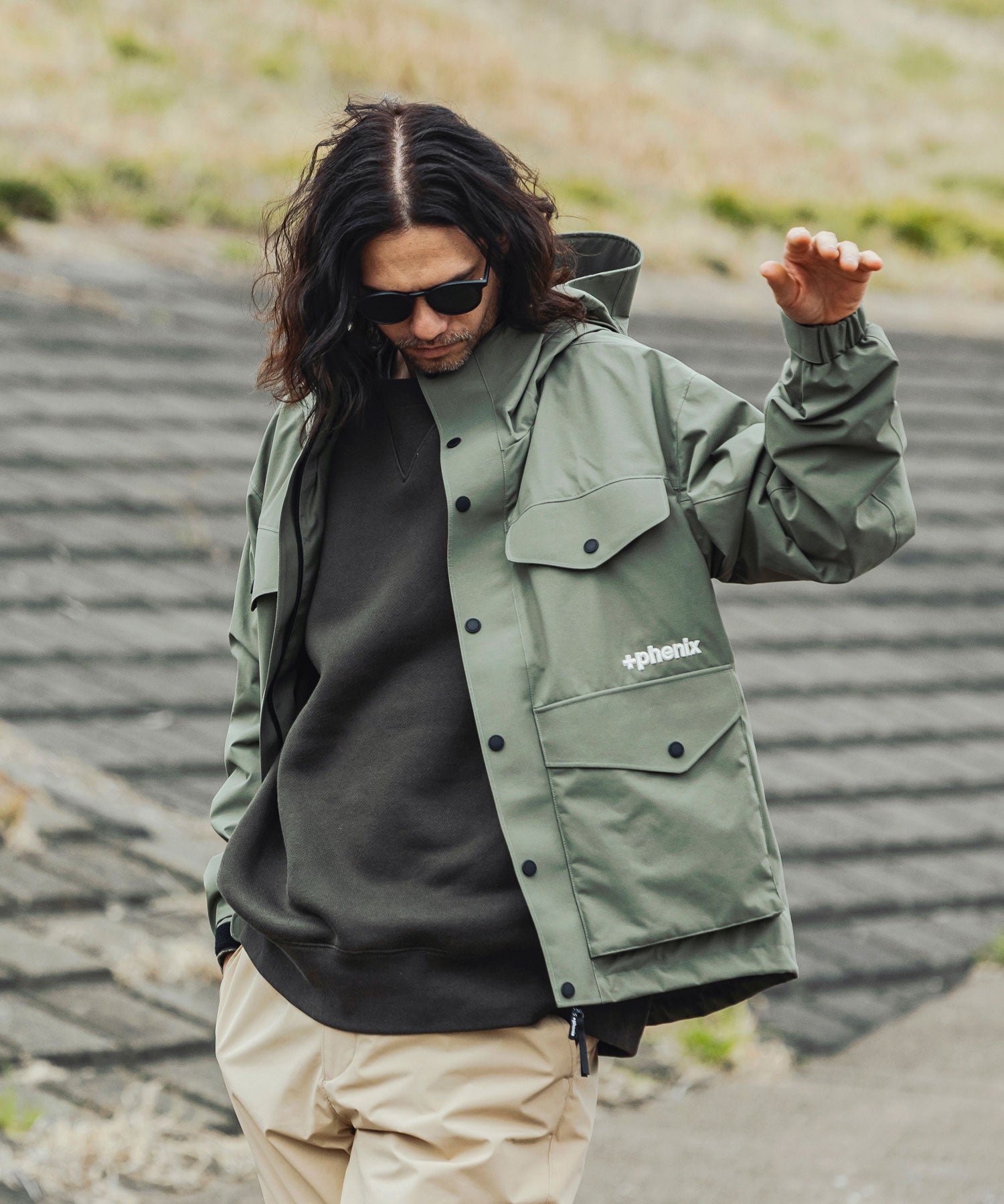 【MENS】MOUNTAIN HEAVY DUTY JACKET マウンテン ヘビーデューティー ジャケット ウィンドストッパー / WINDSTOPPER(R) プロダクト by GORE TEX LABS +phenix(プラスフェニックス)