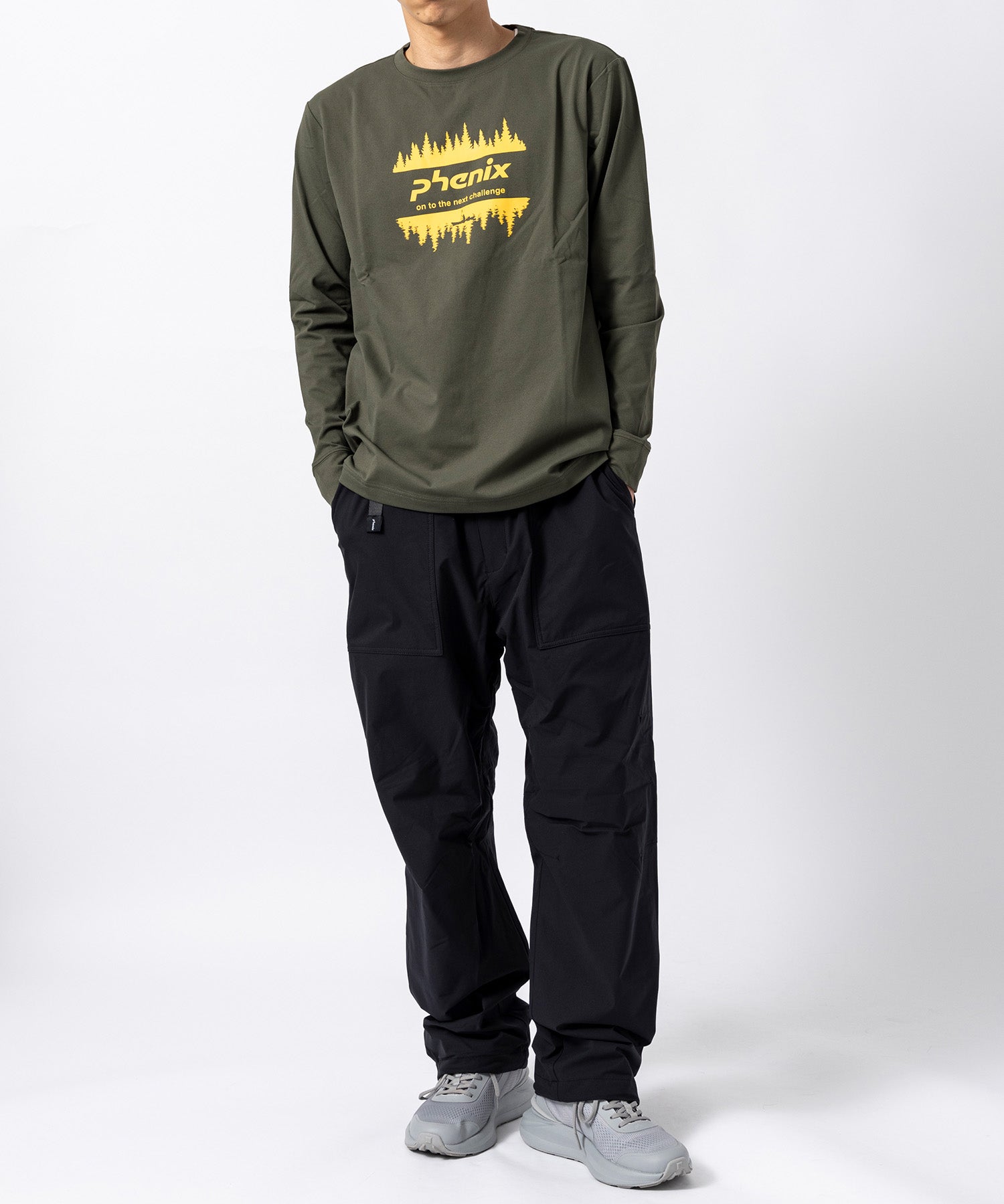 【MENS】PHENIX LONG SLEEVE T-SHIRT フェニックスロングスリーブTシャツ /phenix outdoor(フェニックスアウトドア)