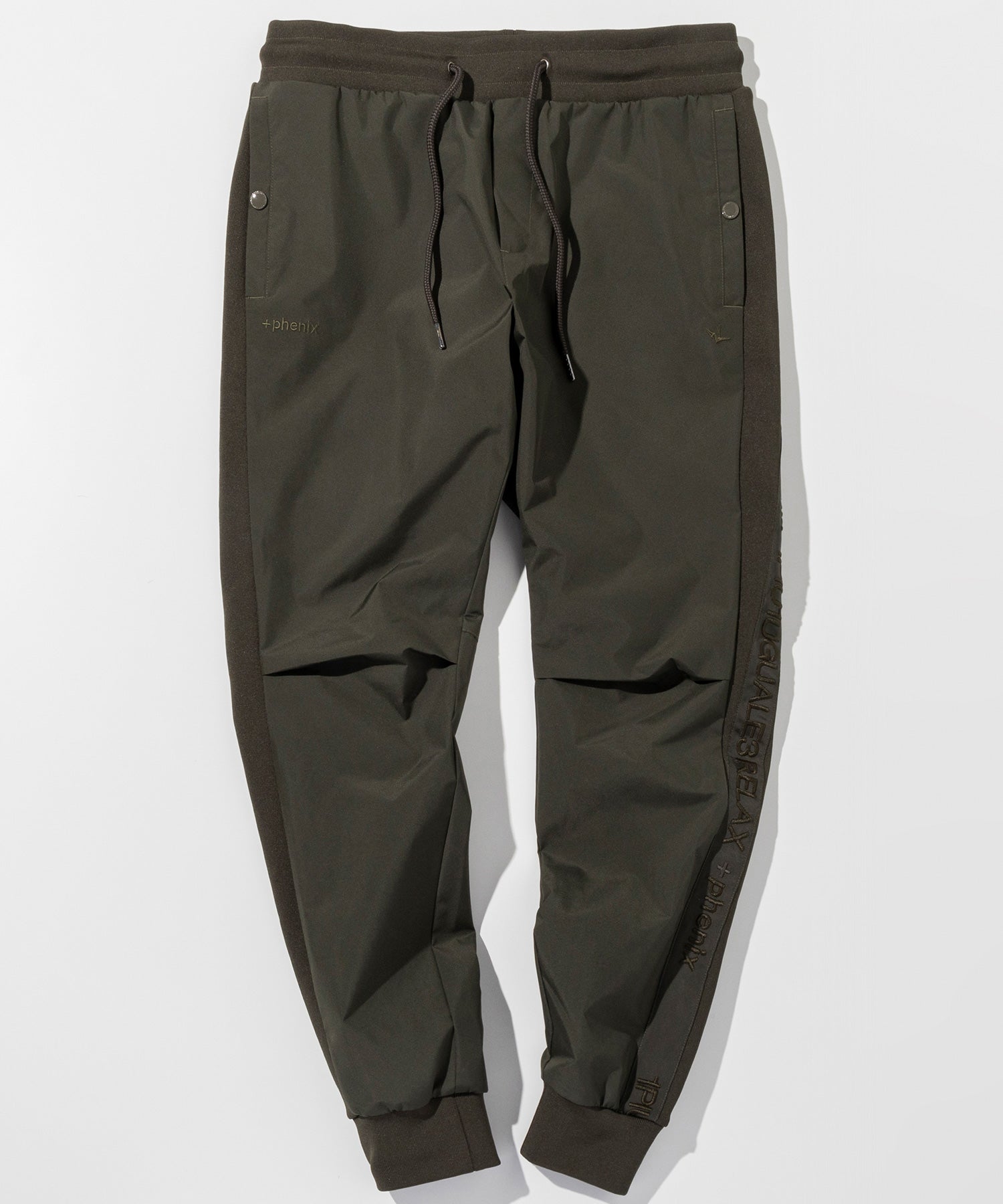 【MENS】GTX SIDE LOGO JOGGER PANTS サイドロゴジョガーパンツ / WINDSTOPPER(R) プロダクト by GORE-TEX LABS /ウィンドストッパー/ゴアテックス/1PIU1UGUALE3 RELAX × +phenix(ウノピゥウノウグァーレトレ リラックス)