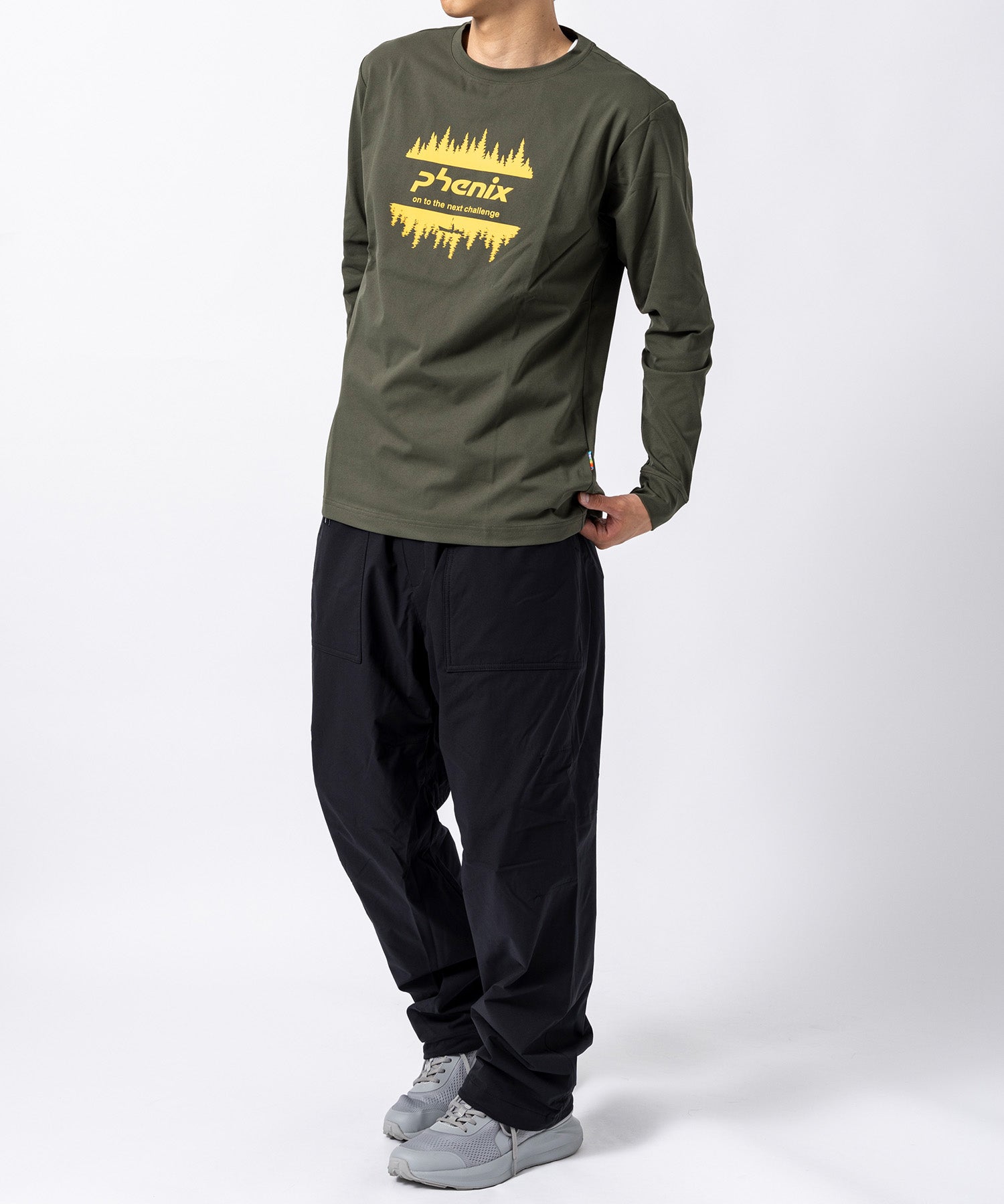 【MENS】PHENIX LONG SLEEVE T-SHIRT フェニックスロングスリーブTシャツ /phenix outdoor(フェニックスアウトドア)