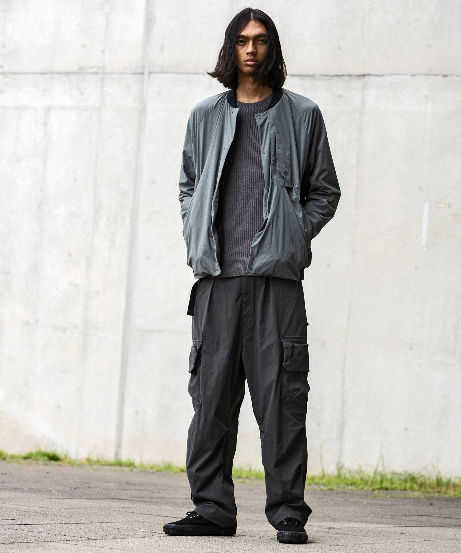 【MENS】Crank Jacket KAR クランクジャケット オーバーサイズ メンズジャケット 大容量ポケット テックウェア / karu-stretch taffeta II / アルクフェニックス