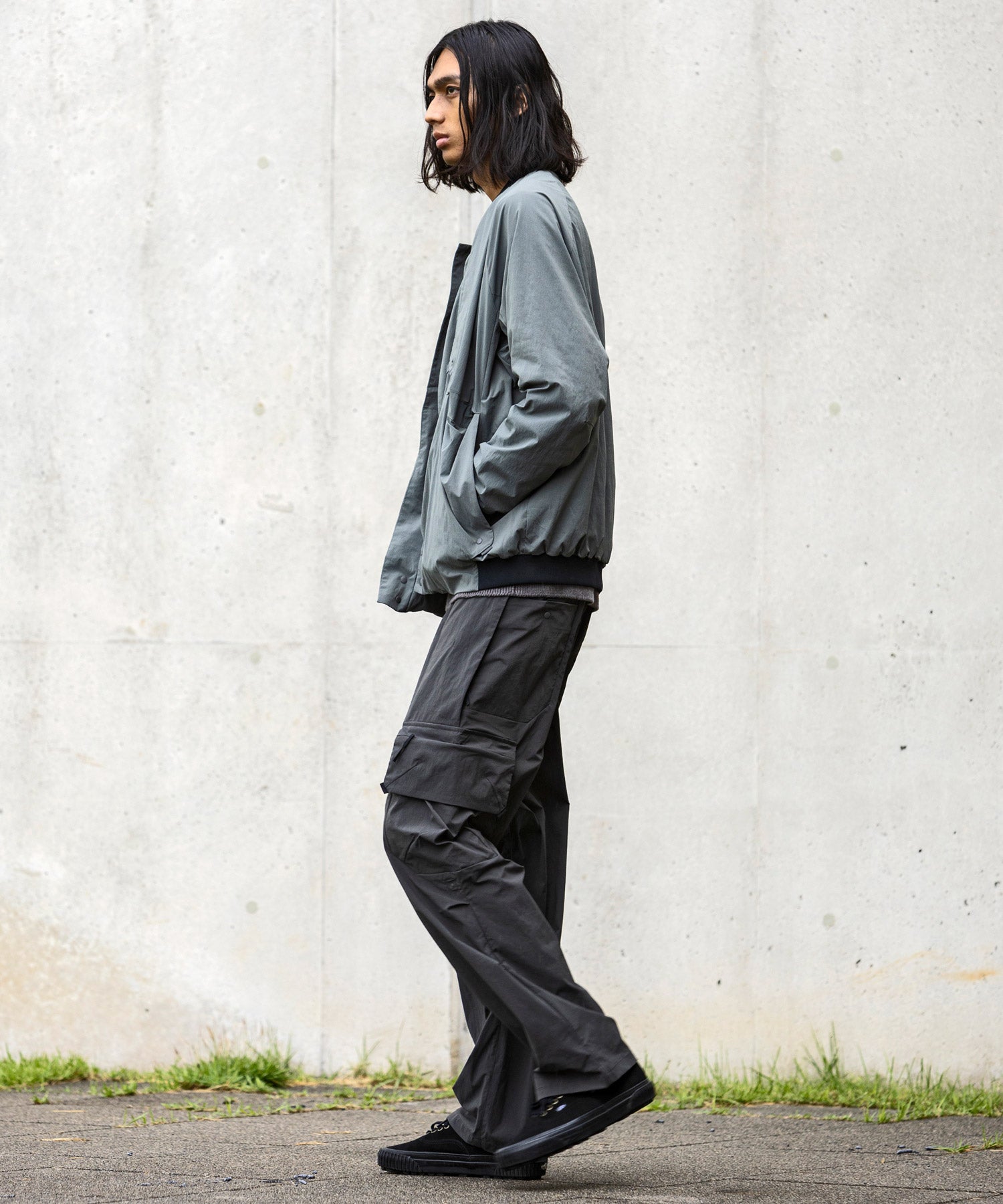 【MENS】Crank Jacket KAR クランクジャケット オーバーサイズ メンズジャケット 大容量ポケット テックウェア / karu-stretch taffeta II / アルクフェニックス