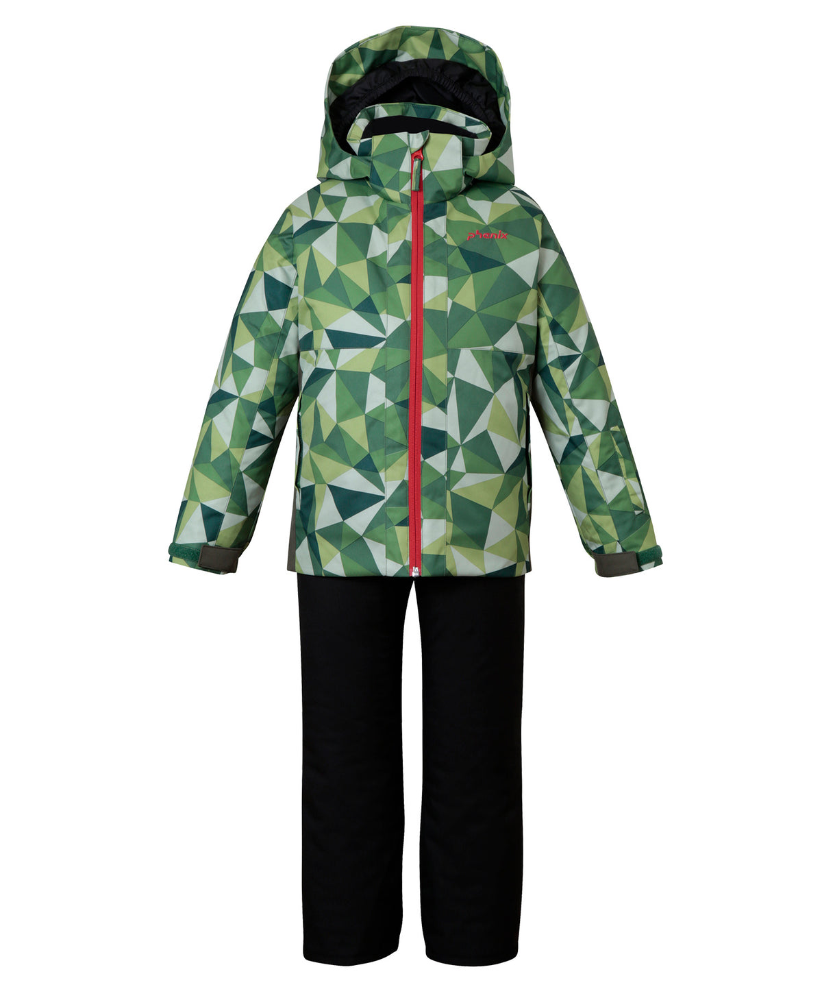 【KIDS/JUNIOR】Playing in Snow Junior Two-piece プレーイングインザスノージュニアツーピース / JUNIOR / 子供用スキーウェア アウター上下セット / 最大20cmサイズ調整可能 /phenixスキーウェア 24AW
