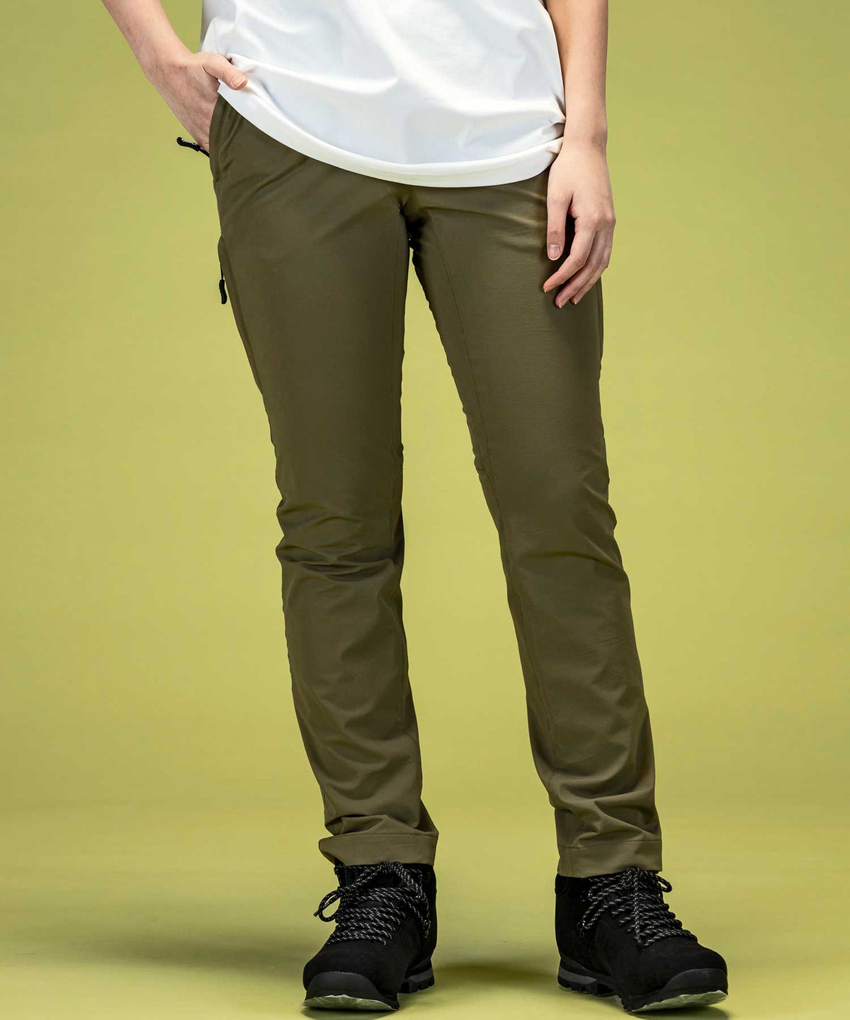 【WOMENS】レディースAlertPants(アラートパンツ) スリムフィット トレッキングパンツ アウトドア ハイキング 登山 ストレッチ 撥水 美脚/phenix outdoor(フェニックスアウトドア)