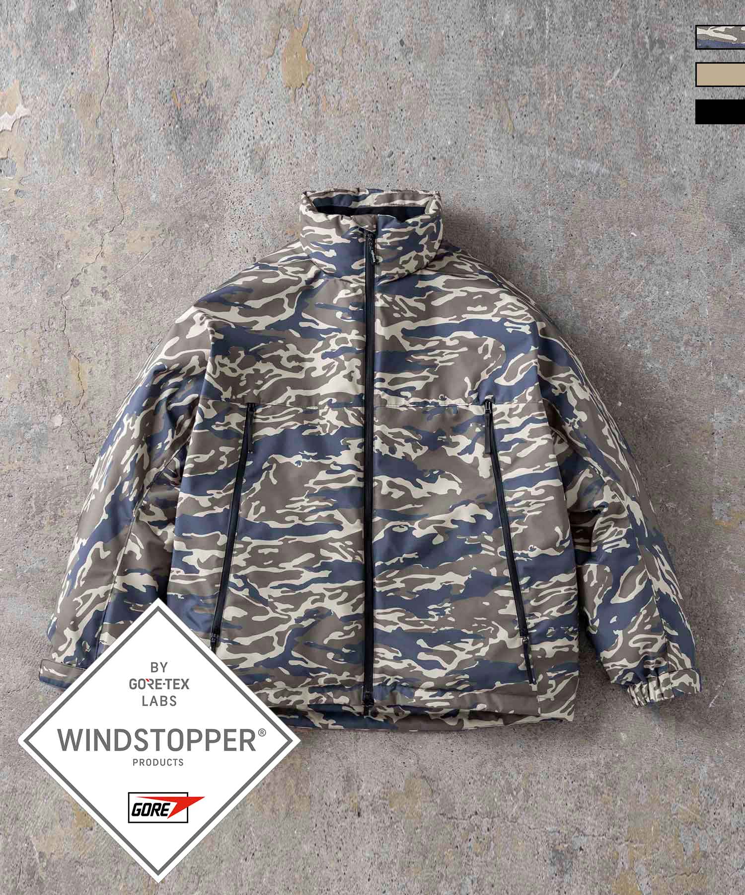 【MENS】ゴアテックスダウンジャケット GORE DOWN L-7 JACKET / WINDSTOPPER(R) プロダクト by GORE TEX LABS ゴアテックスウェア テックウェア アーバンアウトドア 高機能ウェア +phenix(プラスフェニックス)