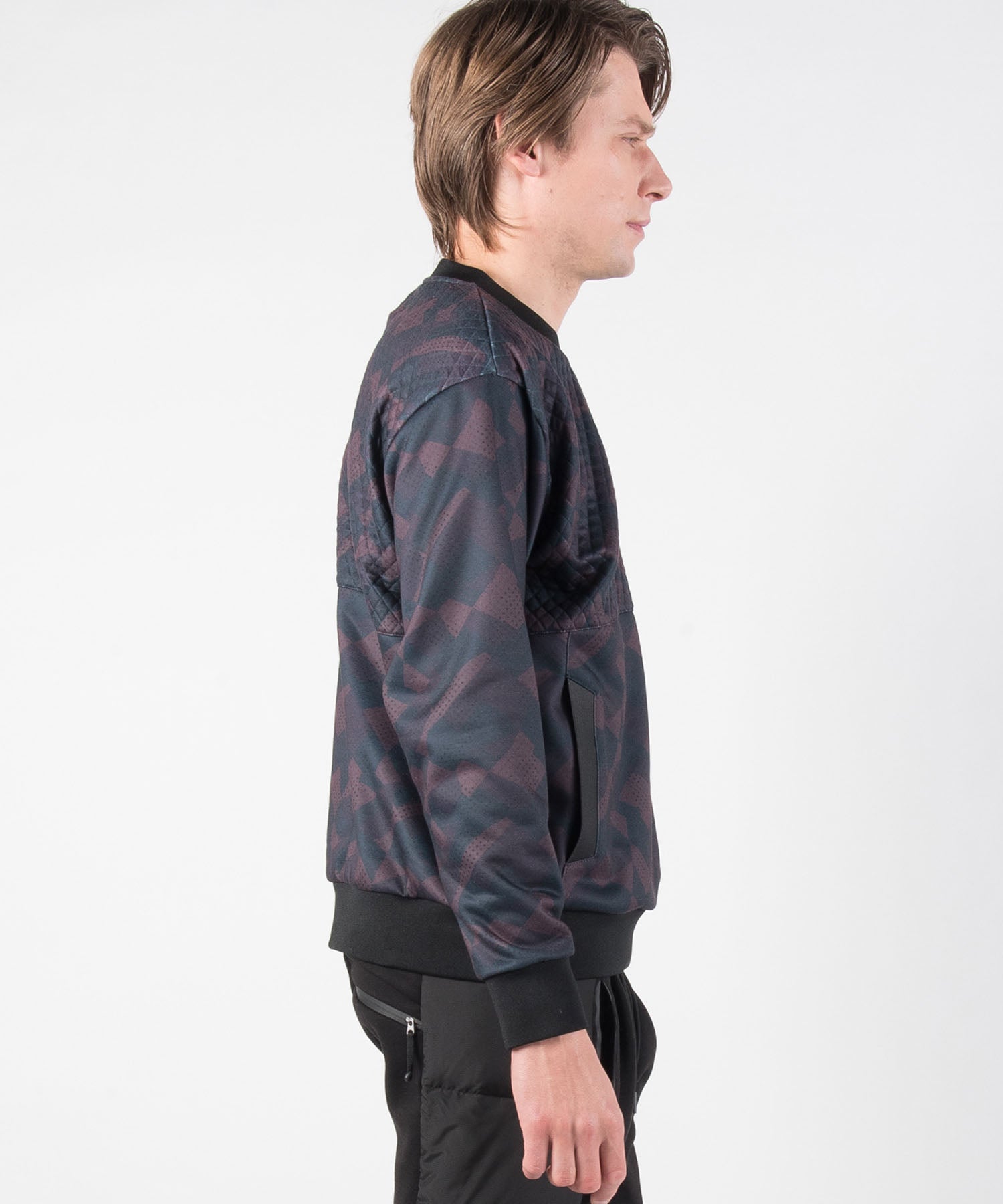 【MENS】キルトスウェットプルオーバー Quilt Sweat Pullover テックウェア アーバンアウトドア 高機能ウェア +phenix(プラスフェニックス)