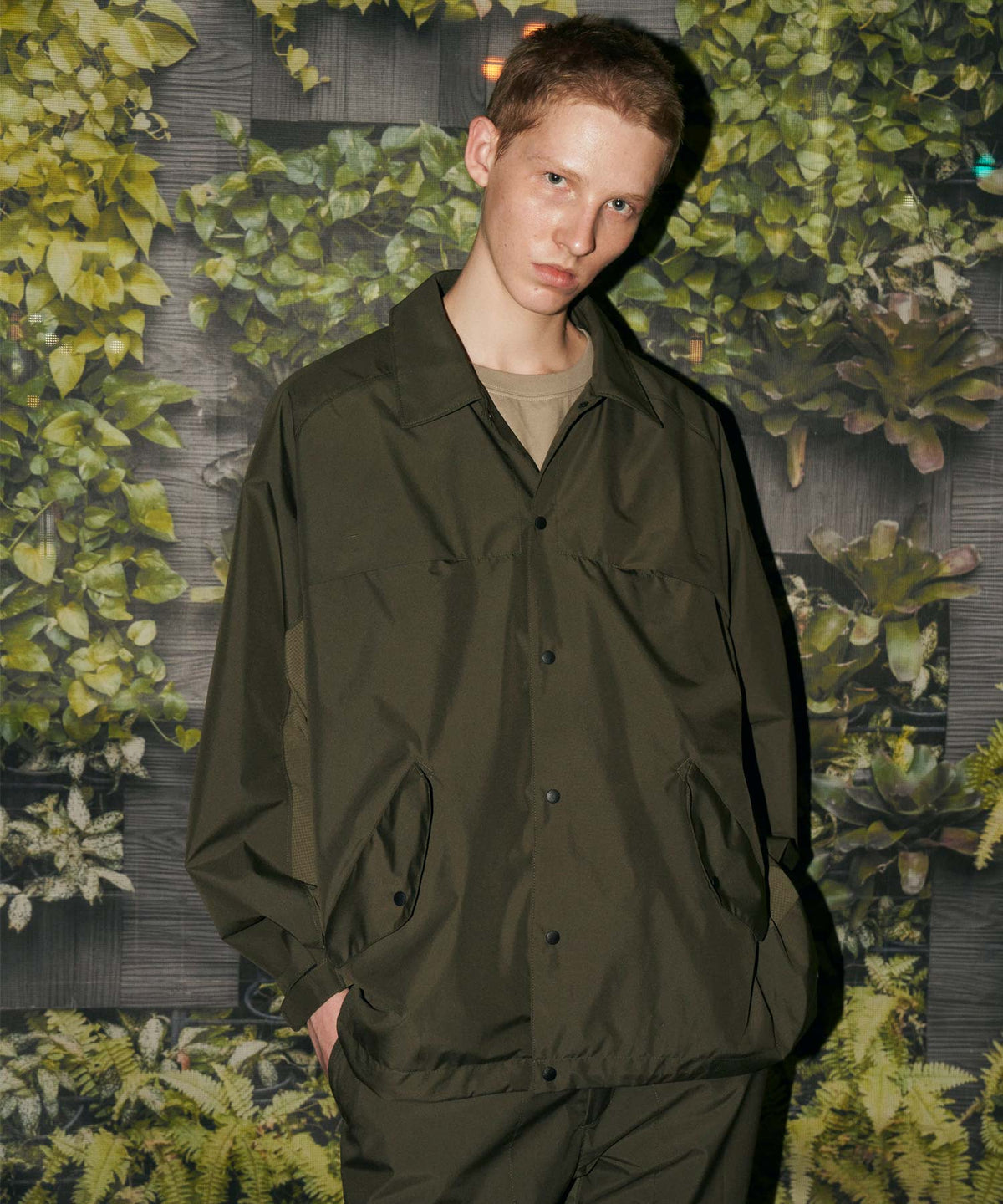 【MENS】HYBRID COACH JACKET アウトドア ジャケット メンズジャケット コーチジャケット ゴアテックスウェア 耐水 撥水 防風 蒸れにくい ウィンドストッパー / WINDSTOPPER(R) プロダクト by GORE TEX LABS +phenix(プラスフェニックス)