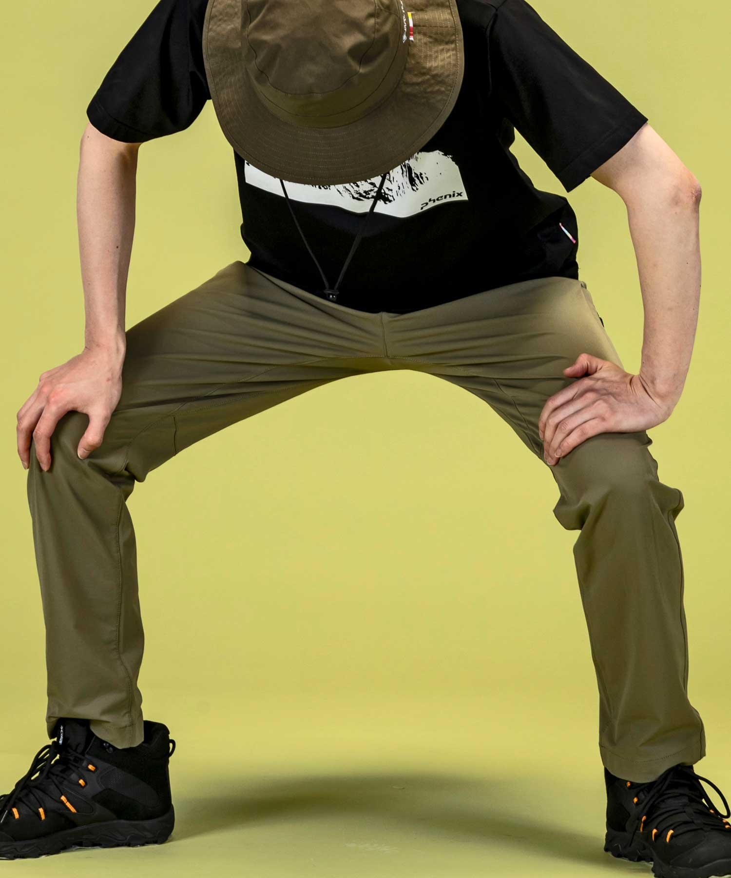 【MENS】メンズAlertPants(アラートパンツ) スリムフィット トレッキングパンツ アウトドア ハイキング 登山 ストレッチ 撥水 美脚/phenix outdoor(フェニックスアウトドア)