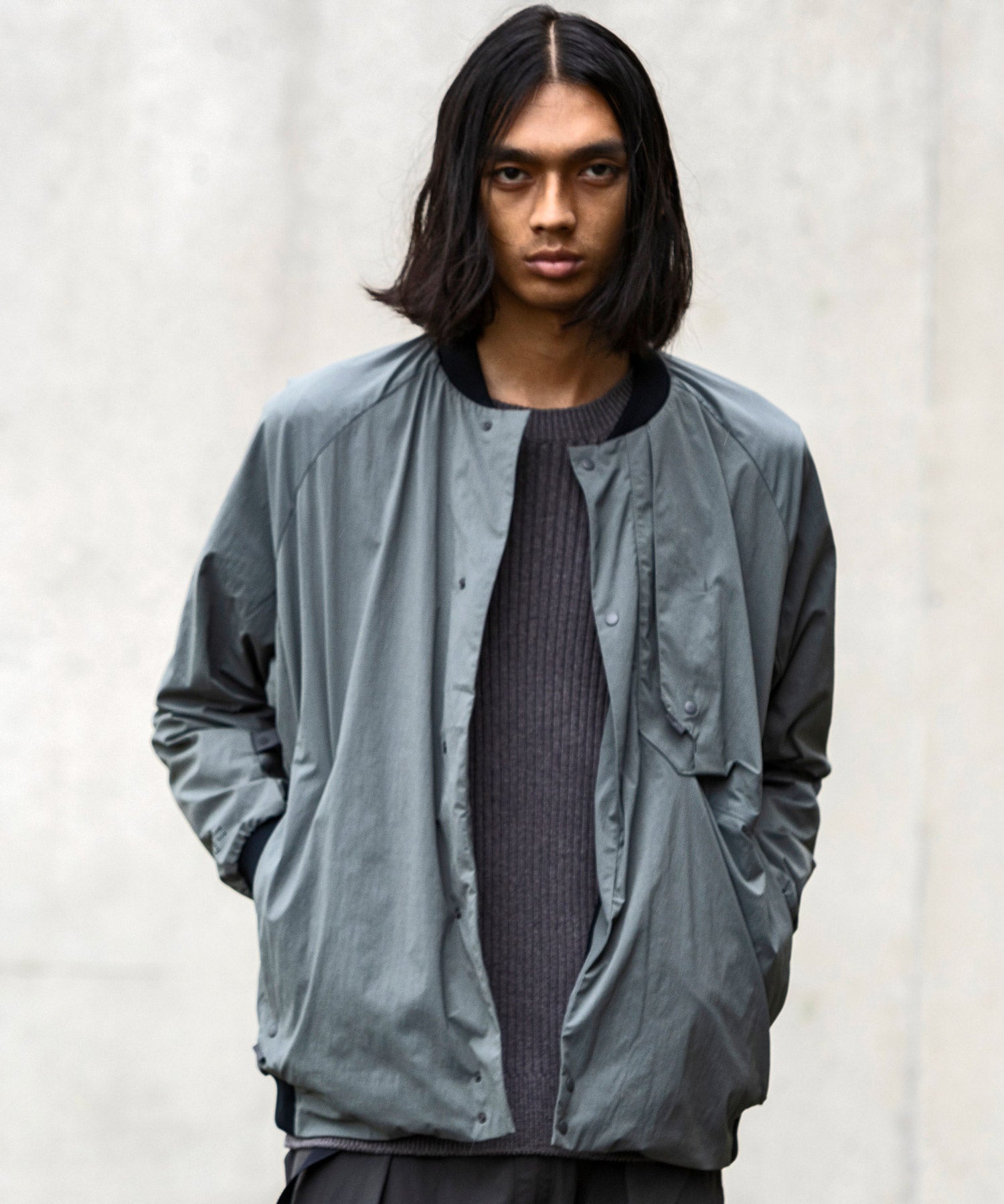 【MENS】Crank Jacket KAR クランクジャケット オーバーサイズ メンズジャケット 大容量ポケット テックウェア / karu-stretch taffeta II / アルクフェニックス