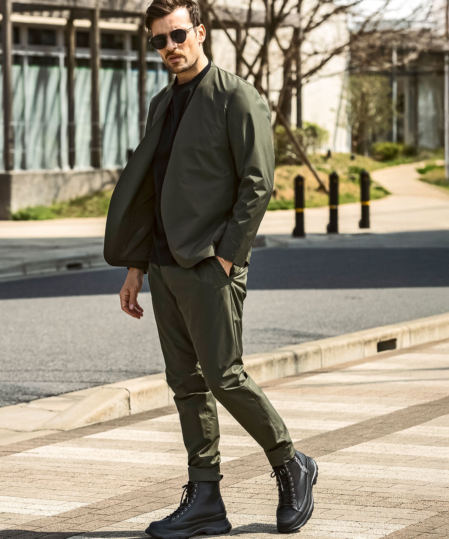 【MENS】GTX SLACKS スラックス / WINDSTOPPER(R) プロダクト by GORE-TEX LABS /ウィンドストッパー/ゴアテックス/1PIU1UGUALE3 RELAX × +phenix(ウノピゥウノウグァーレトレ リラックス)