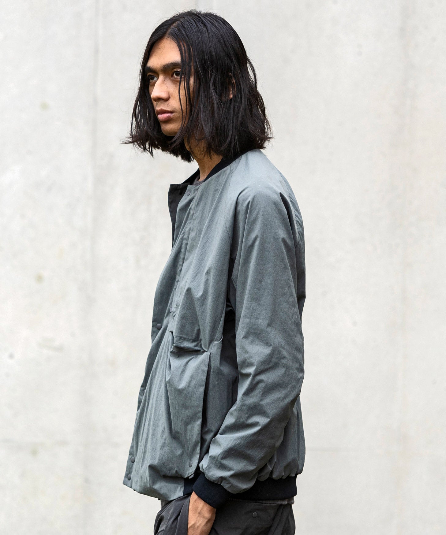 【MENS】Crank Jacket KAR クランクジャケット オーバーサイズ メンズジャケット 大容量ポケット テックウェア / karu-stretch taffeta II / アルクフェニックス