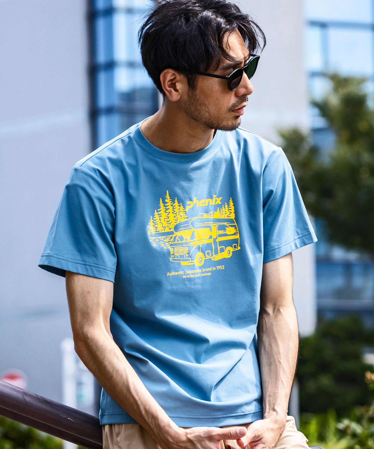 【MENS】PHENIX T-SHIRTS フェニックスTシャツ / 速乾 ストレッチ 日焼け防止 快適 抗菌 防臭 /phenix outdoor(フェニックスアウトドア)