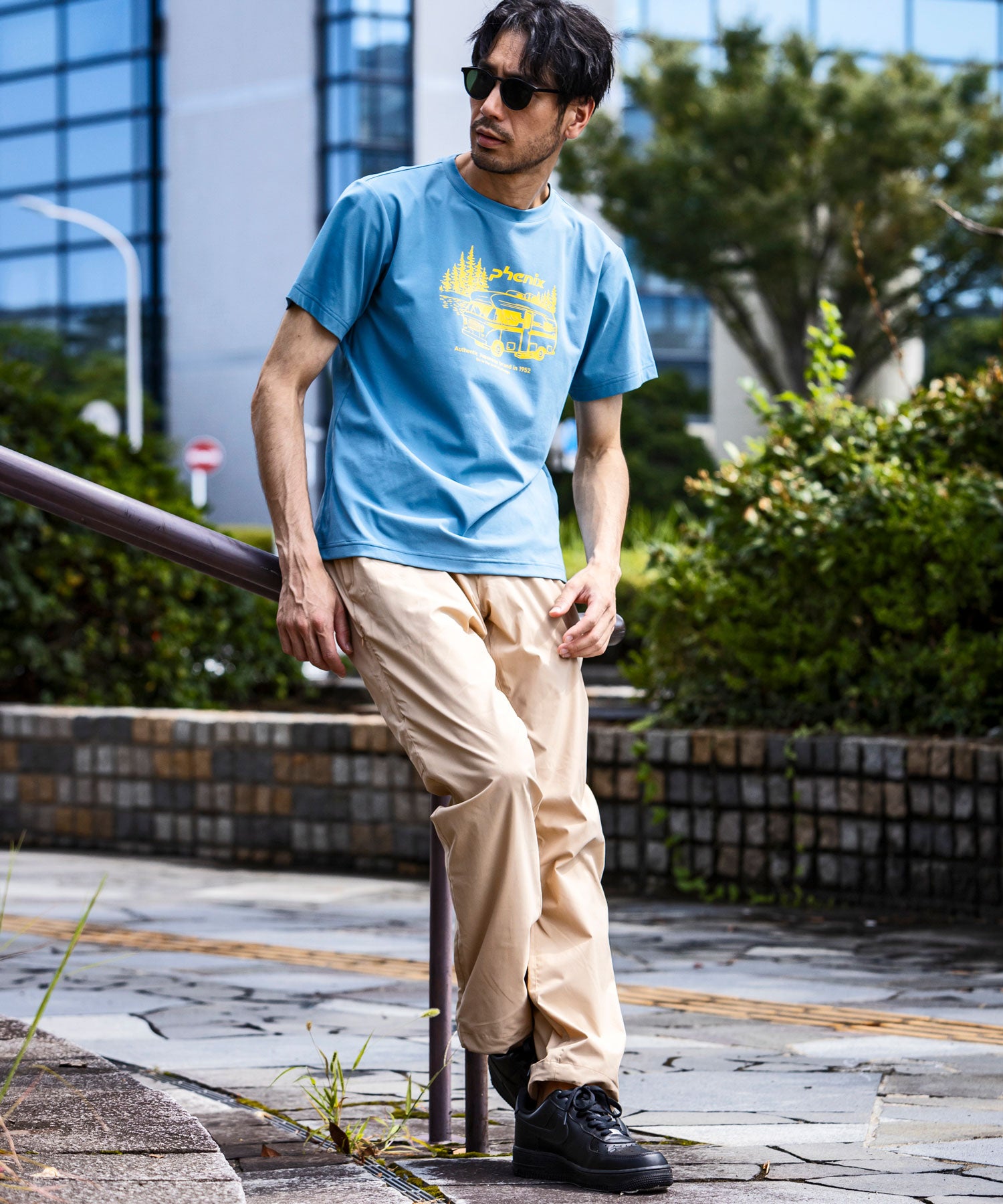 【MENS】PHENIX T-SHIRTS フェニックスTシャツ / 速乾 ストレッチ 日焼け防止 快適 抗菌 防臭 /phenix outdoor(フェニックスアウトドア)